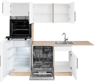 wiho Küchen Winkelküche Cali, ohne E-Geräte, Stellbreite 230 x 170 cm