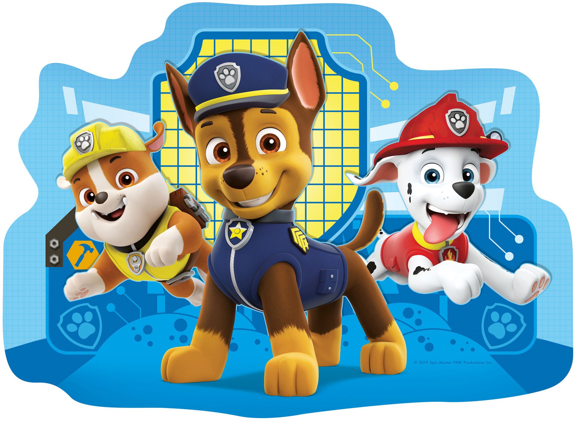 Ravensburger Konturenpuzzle Paw Patrol, Helden mit Fell, 52 Puzzleteile, Made in Europe