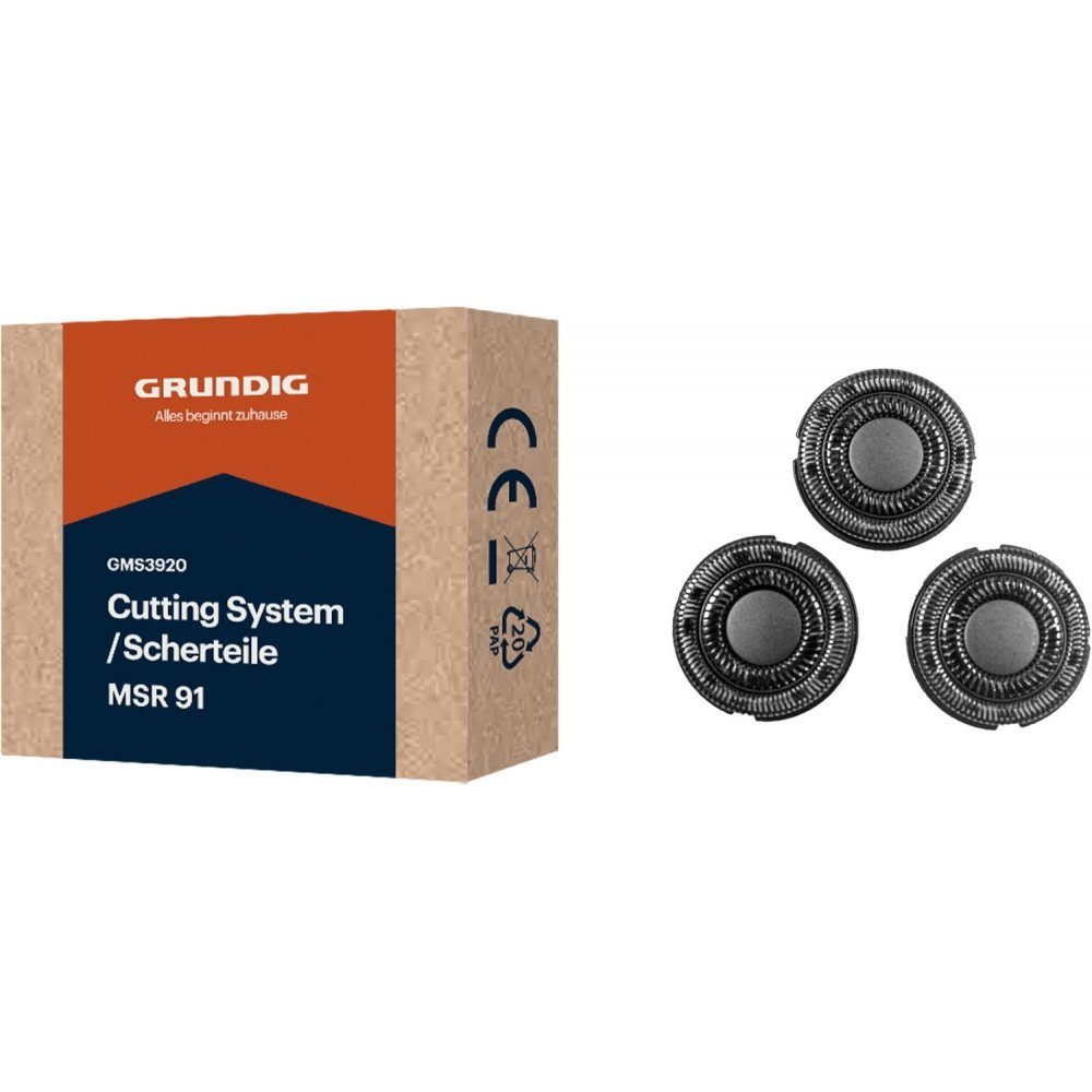 Grundig Ersatzscherköpfe MSR 91 - Ersatzscherköpfe - grau