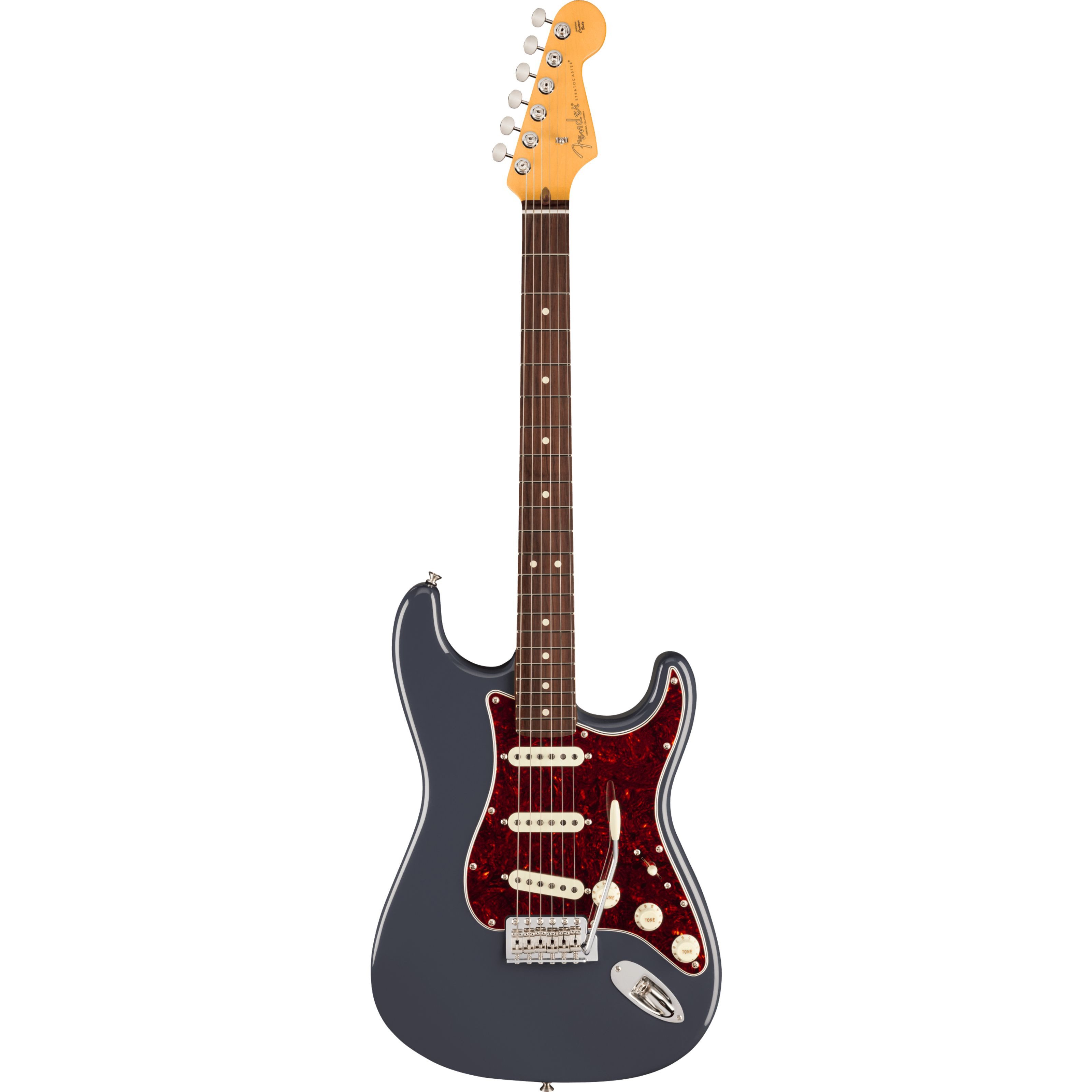 Fender E-Gitarre, E-Gitarren, ST-Modelle, American Professional Classic Stratocaster RW Faded Black -
