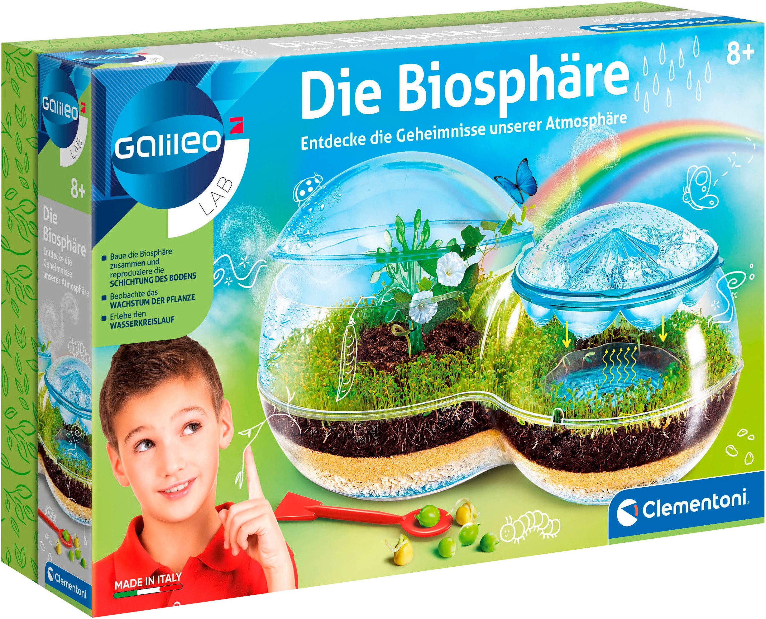 Clementoni® Experimentierkasten Galileo, Die Biosphäre, Made in Europe
