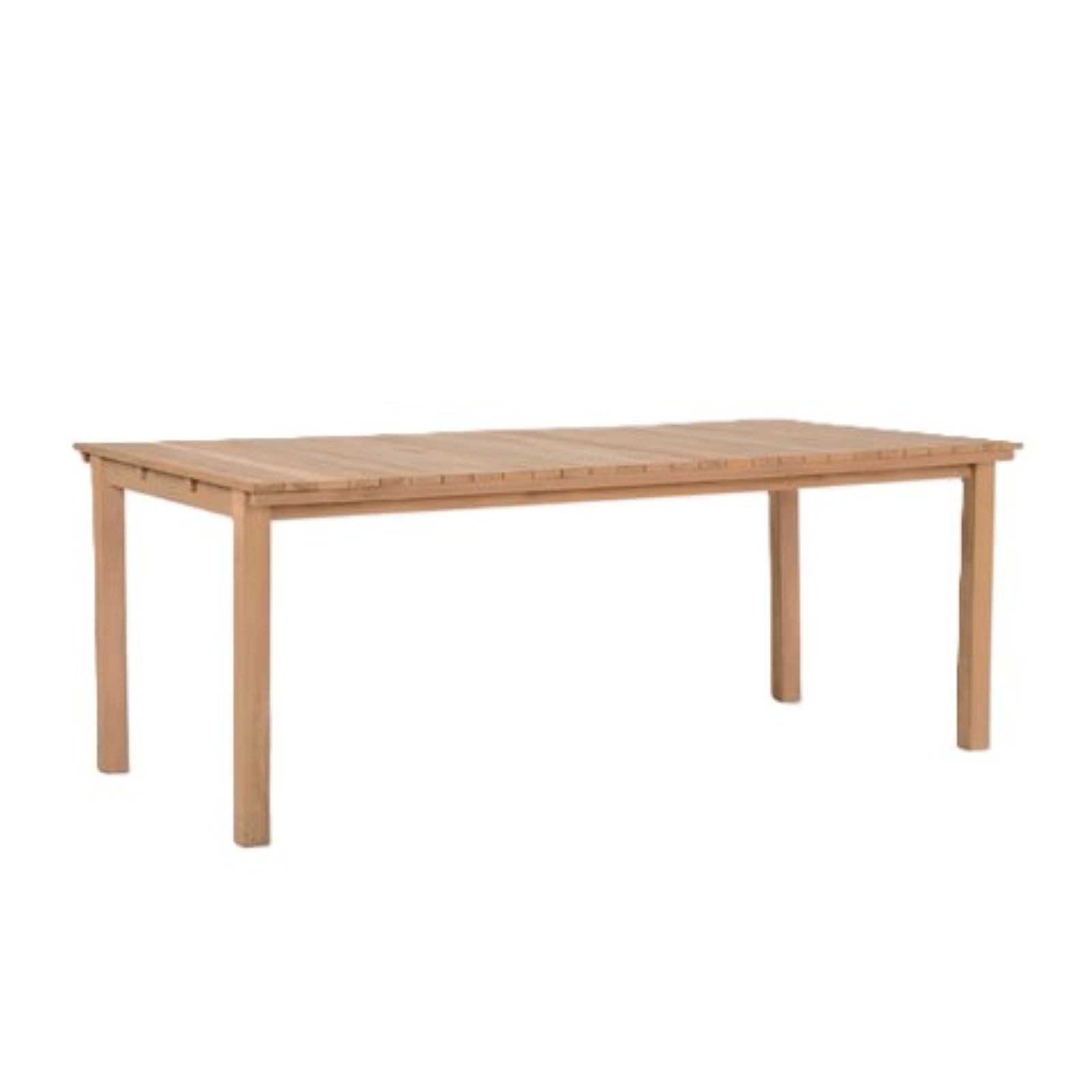 THV Gartentisch CONTUR #703, Massives Teakholz, 180cm x 90 cm, Golden Sanded Quality