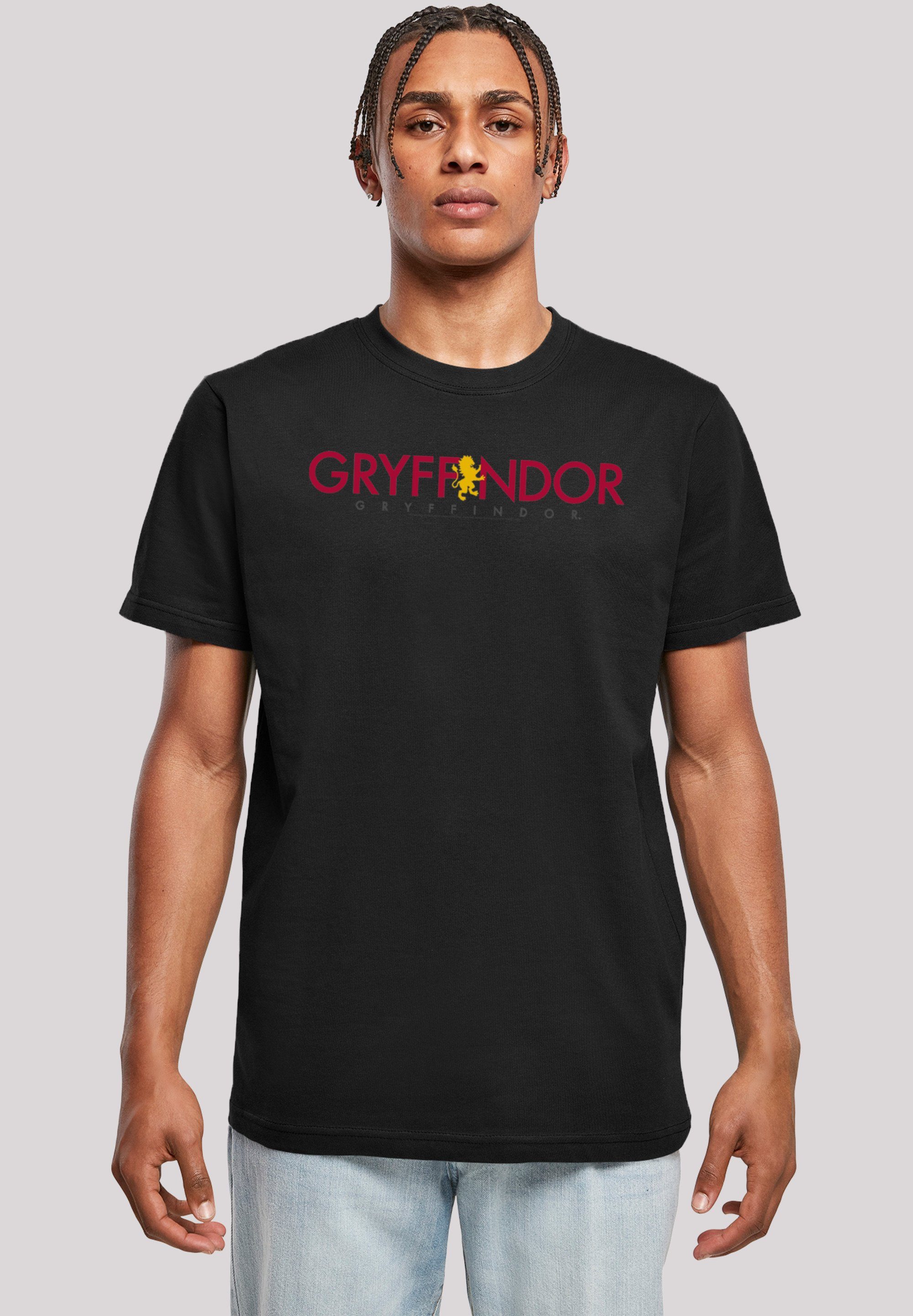 F4NT4STIC T-Shirt Harry Potter Gryffindor Text Print schwarz