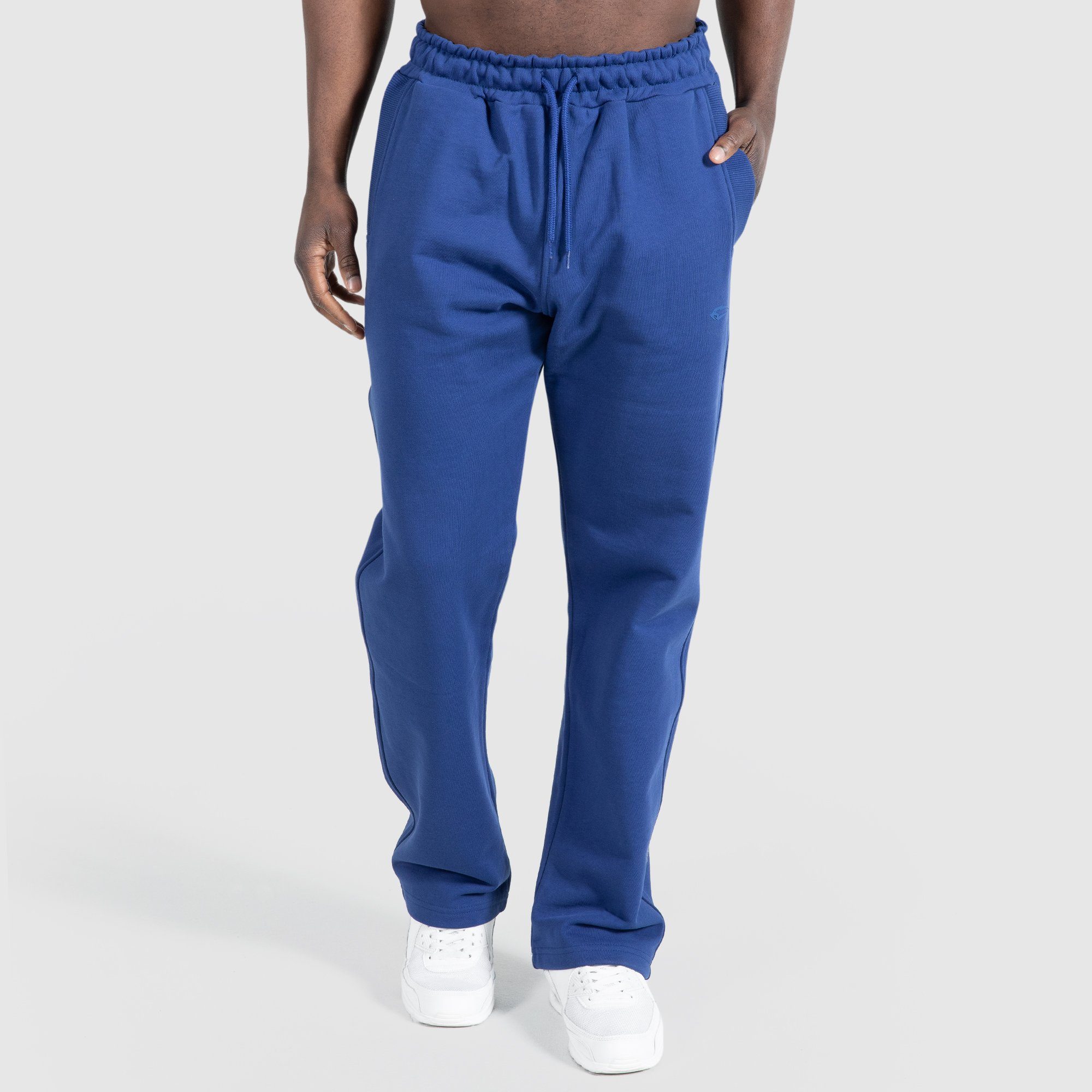 Smilodox Jogginghose Bryan Oversize, 100% Baumwolle Dunkelblau