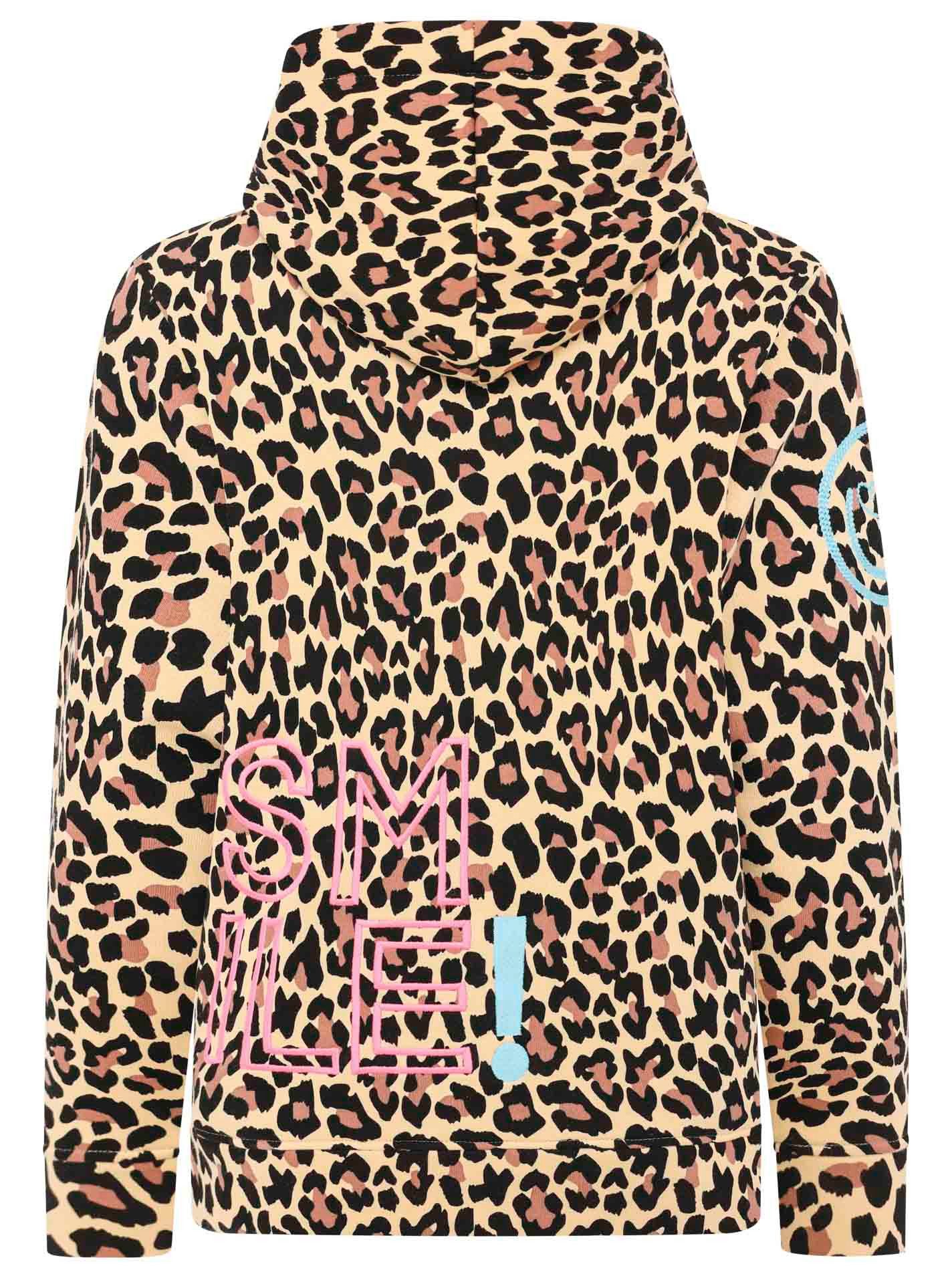 Zwillingsherz Hoodie Leo Leopard Alissa Smile Baumwolle, mit Taschen, Kapuz günstig online kaufen
