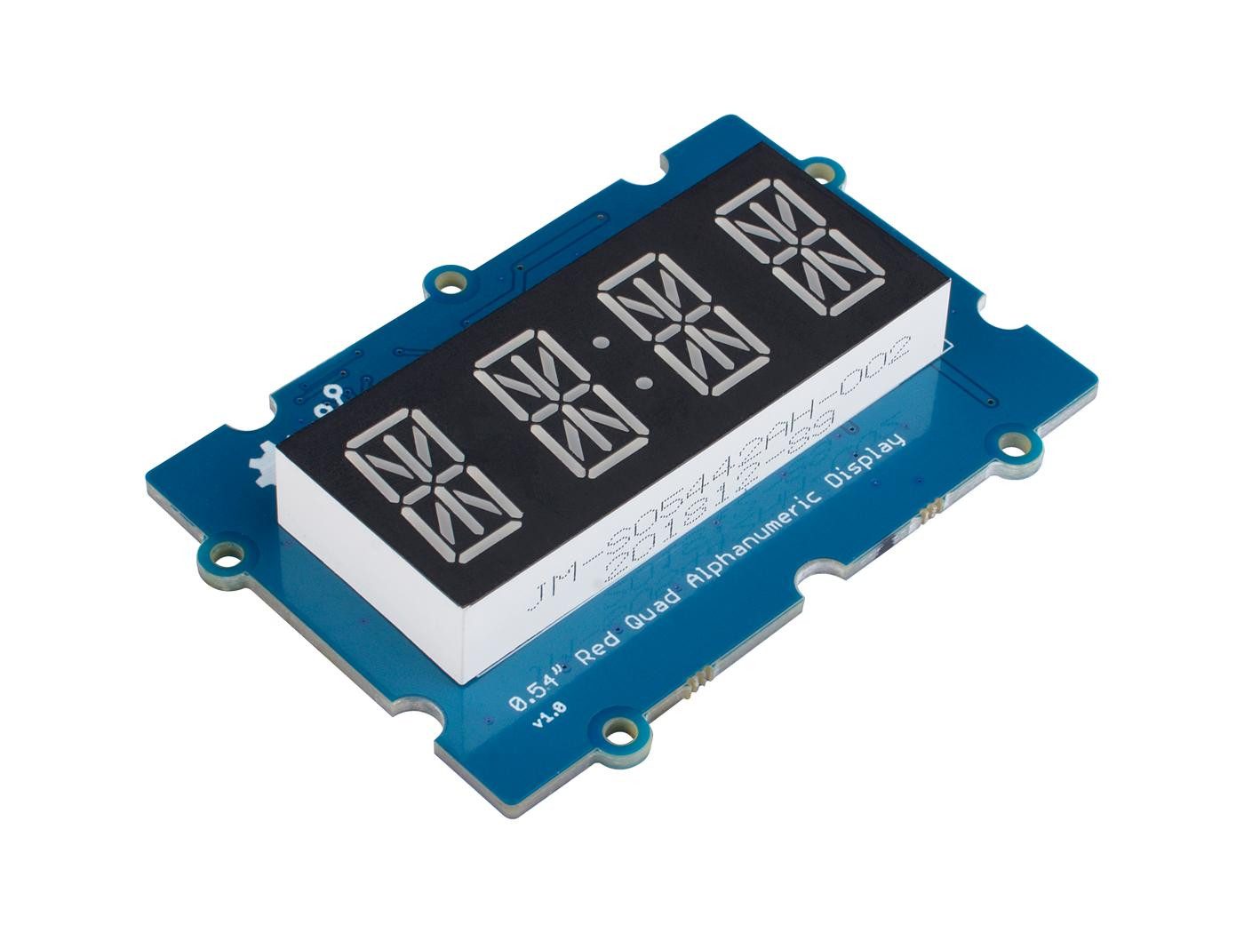 LED-Display seeed Grove - 0.54 Quad alphanumerische LED Anzeige, rot