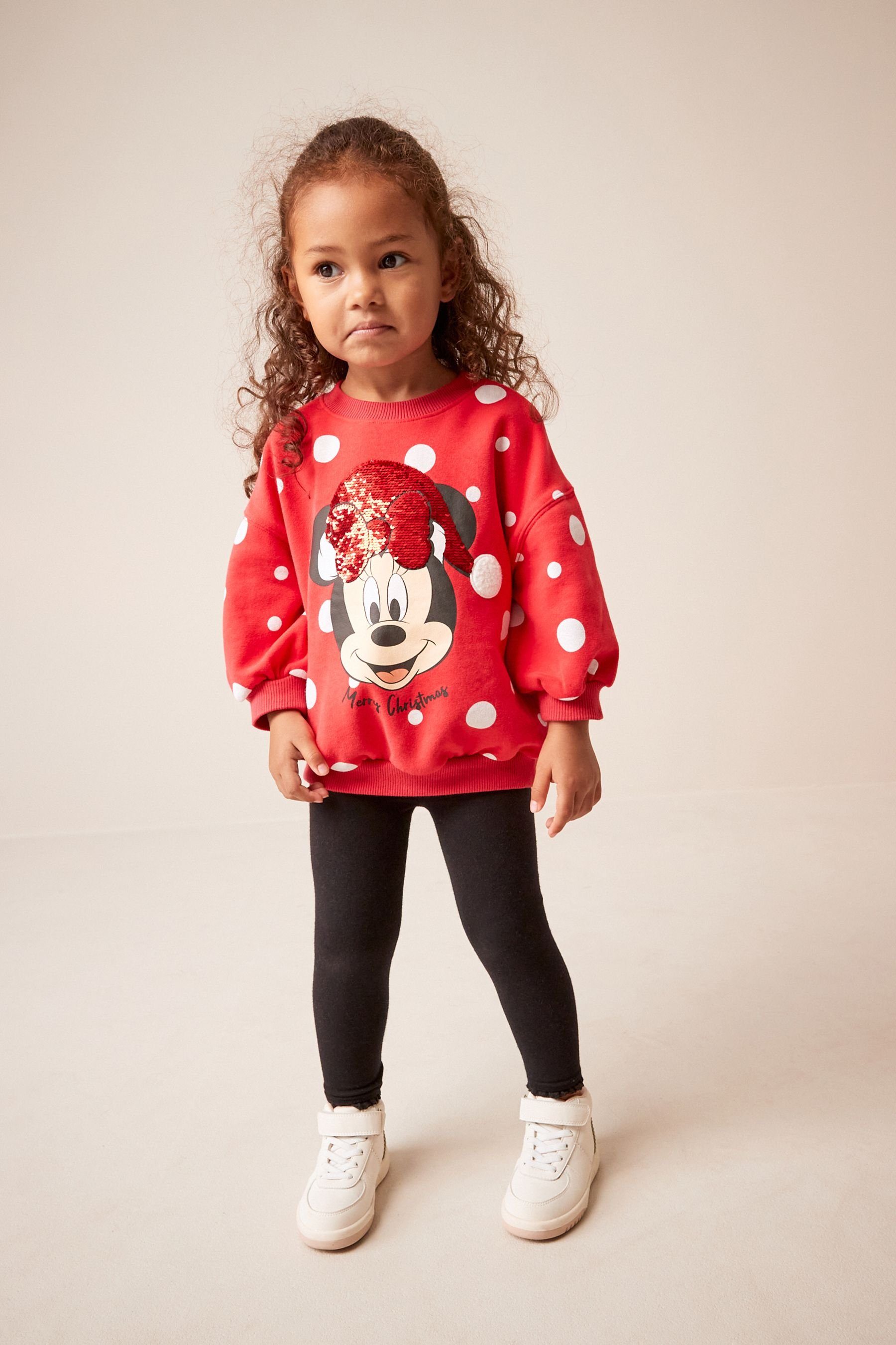 und Christmas mit Sweatshirt Next (2-tlg) Shirt Disney-Set Leggings Leggings &