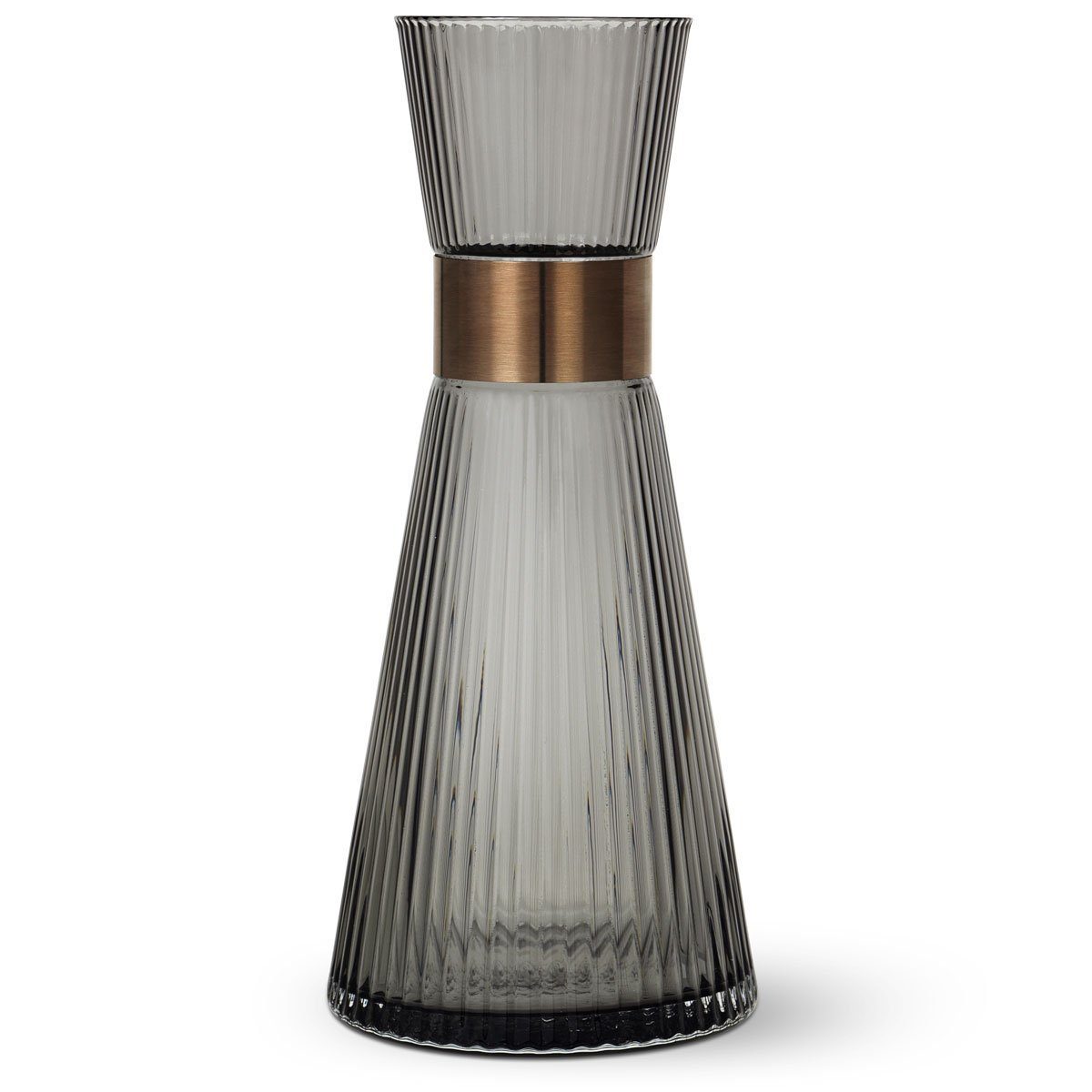 Rosendahl Wasserkaraffe Grand Cru in Smoke, 1 Liter, Aus mundgeblasenem Glas