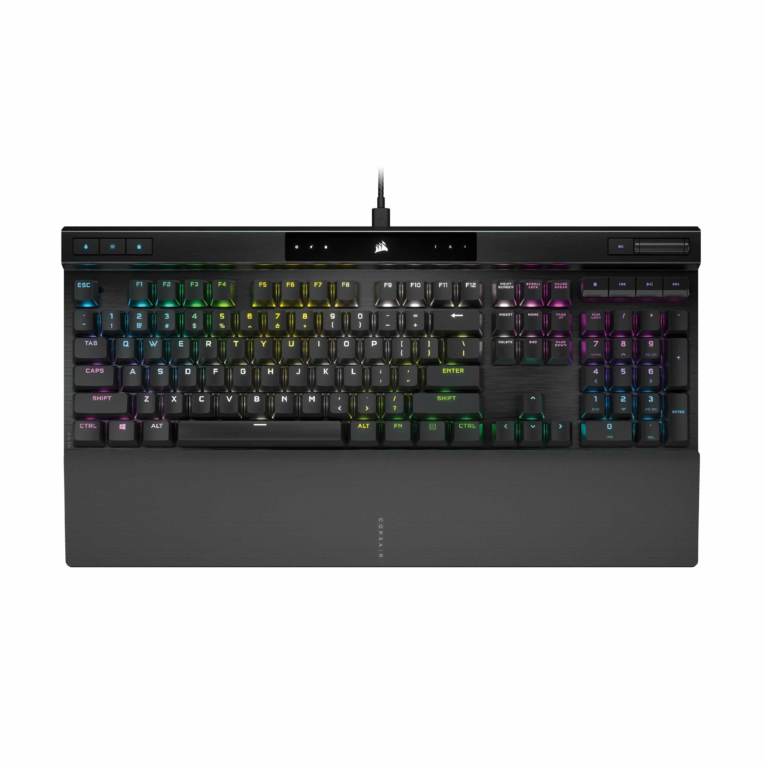Corsair K70 RGB PRO MX SPEED Gaming-Tastatur (CHERRY MX SPEED RGB Silver)