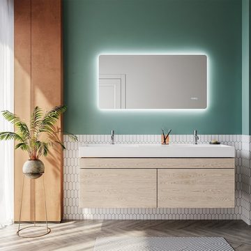 SONNI Badspiegel »Badspiegel mit Beleuchtung Badezimmerspiegel LED Wandspiegel 120 x 60«, Touch Lichtspiegel