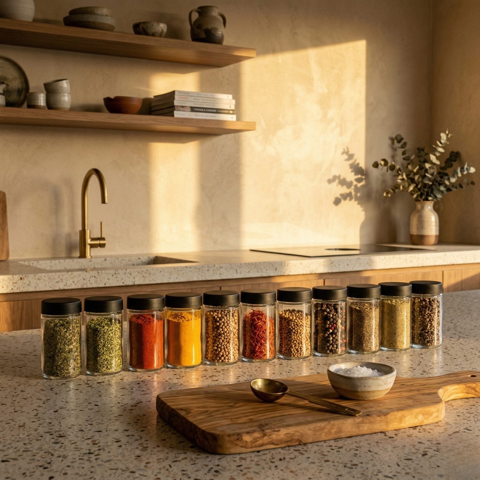 AROMELIO Gewürzstreuer Gewürzgläser-Set VITRE, 12-teilig