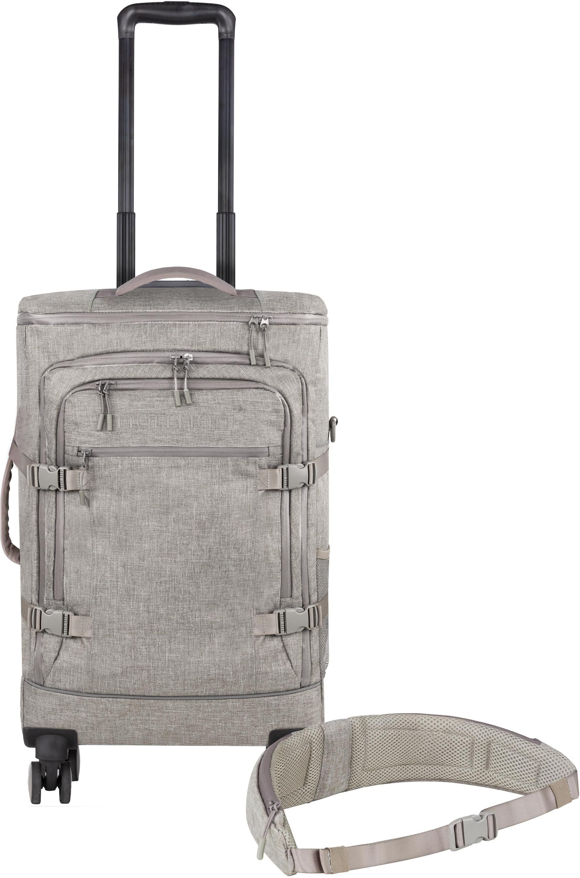 Reisetasche Reisetrolley mit Rucksackfunktion und Hüftgurt