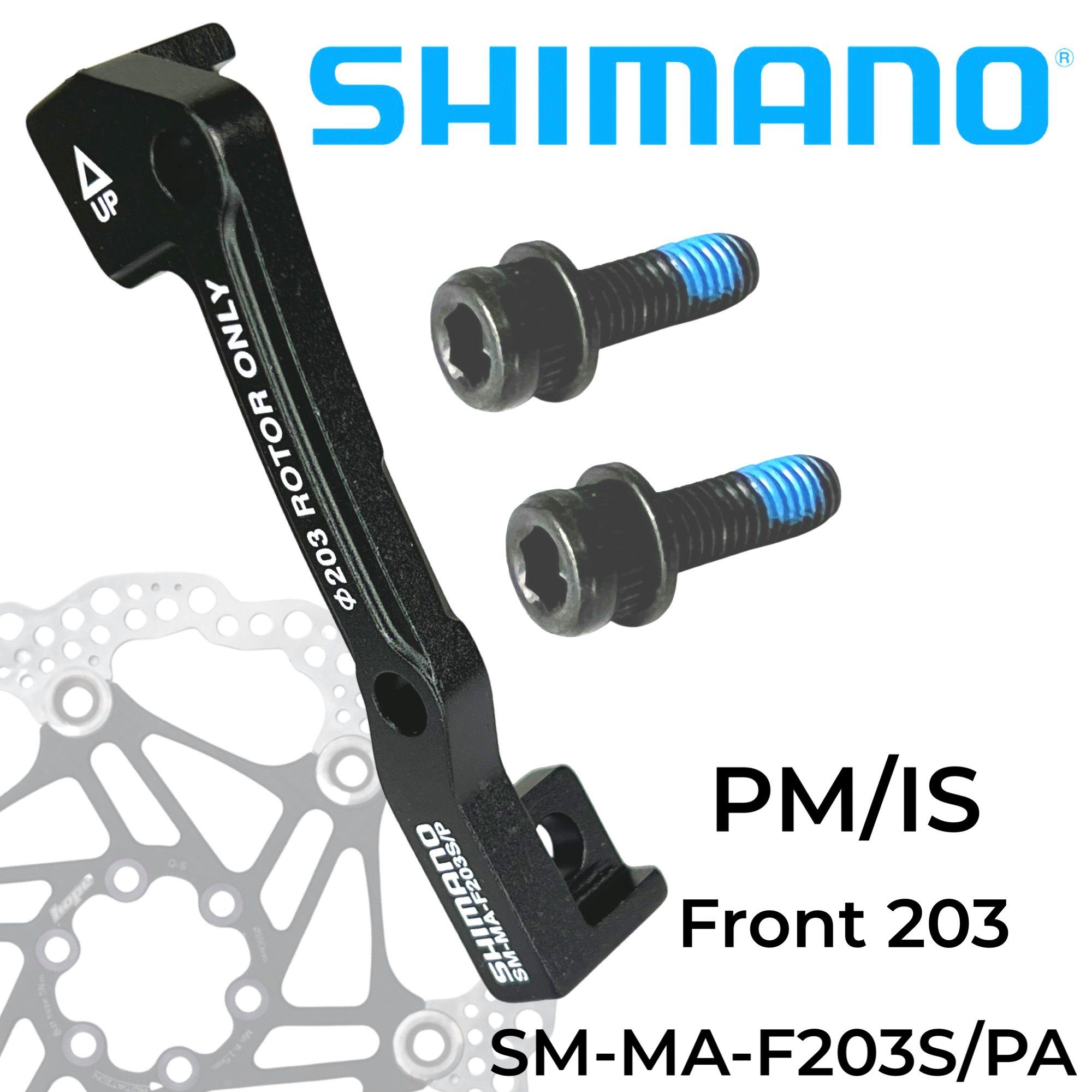 Shimano Scheibenbremse Shimano Bremsscheiben Adapter 203 S/P PM-IS VR203 Nr. 8