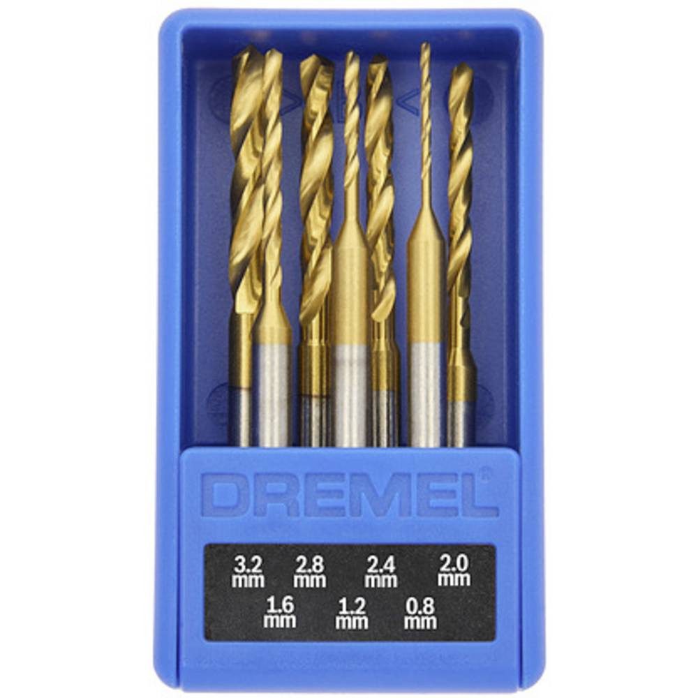 DREMEL Mehrzweckbohrer MAX 628 DM Präzisionsbohrer-Set 0.8 mm, 1.2 mm, 1.6 mm, 2 mm, 2.4 mm