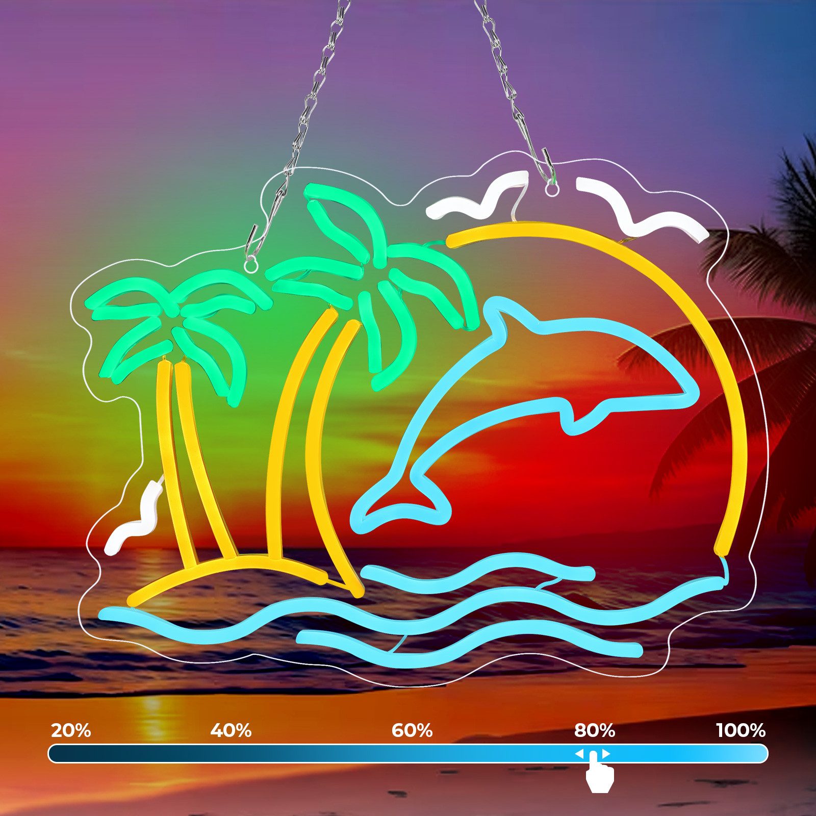 MUPOO Dekolicht LED Neon Schilder für Wanddekoration Dimmbar,USB-angetriebe günstig online kaufen