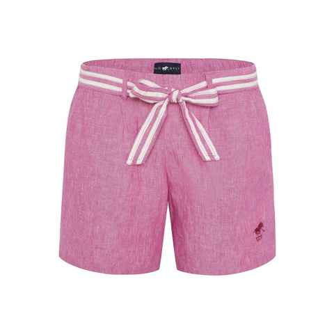 Polo Sylt Shorts mit Gürtel aus Stoff
