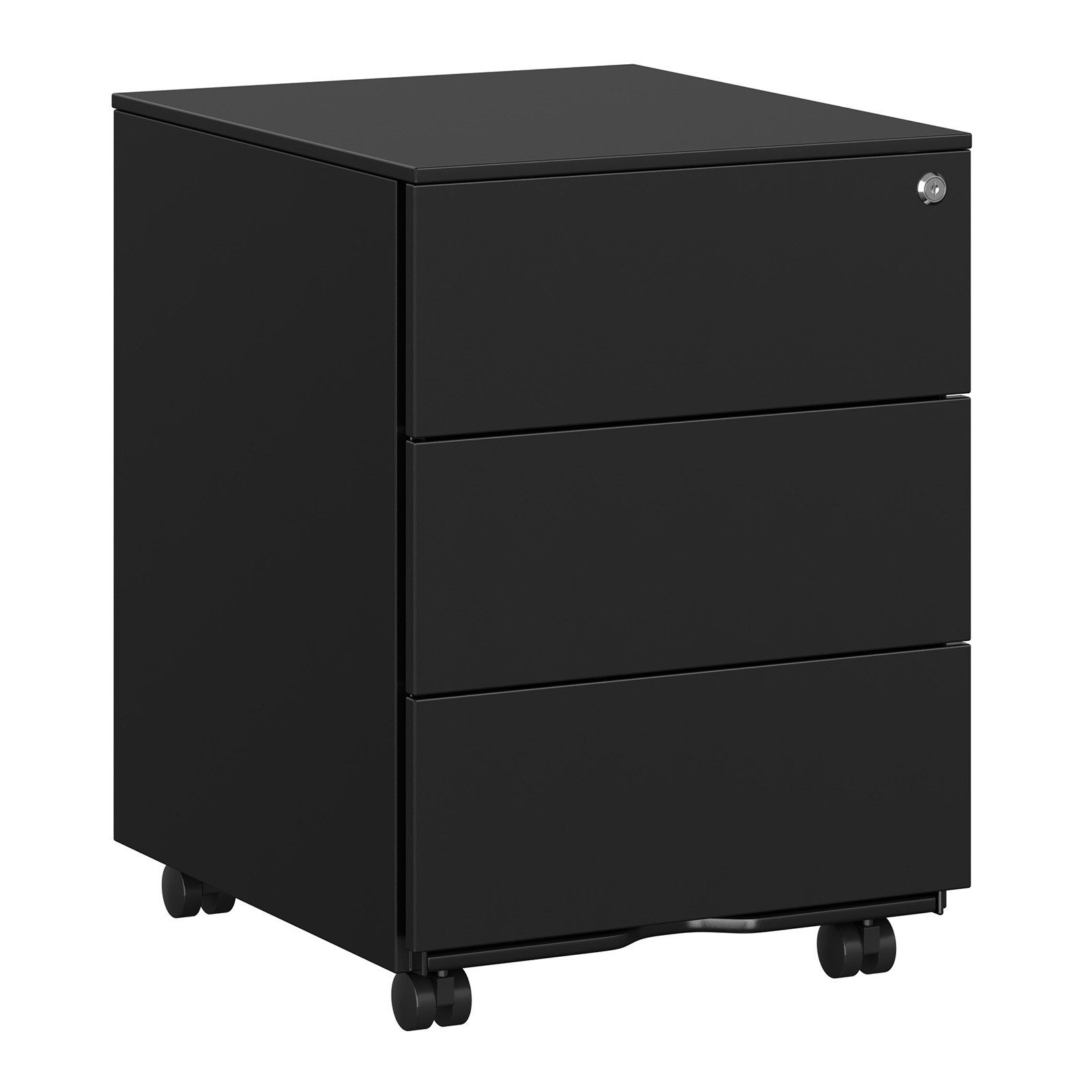 SONGMICS Rollcontainer, Rollcontainer, Druckertisch, abschließbar, 3/4 günstig online kaufen