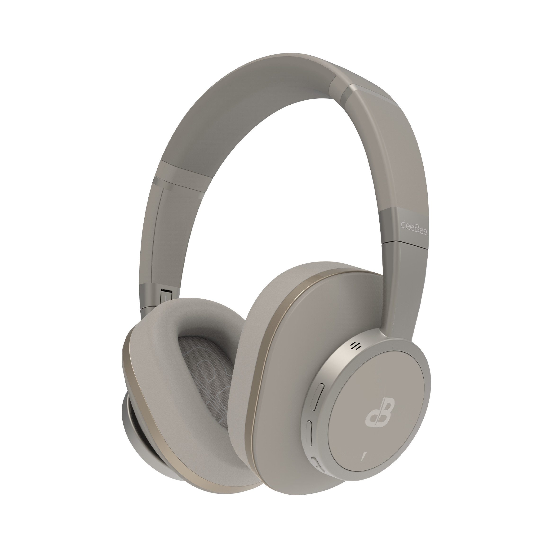 Deebee Deebee DB-Pulse Bluetooth Kopfhörer Wireless-Headset (Google Assistent, A2DP, AVRCP, HFP, HSP, Hybrid Active Noise Cancelling)