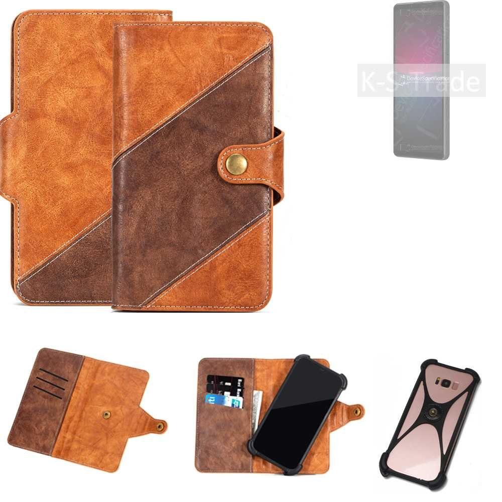 K-S-Trade Handyhülle für Sony Xperia 10 IV, Handyhülle Schutzhülle Bookstyle Case Wallet-Case Cover