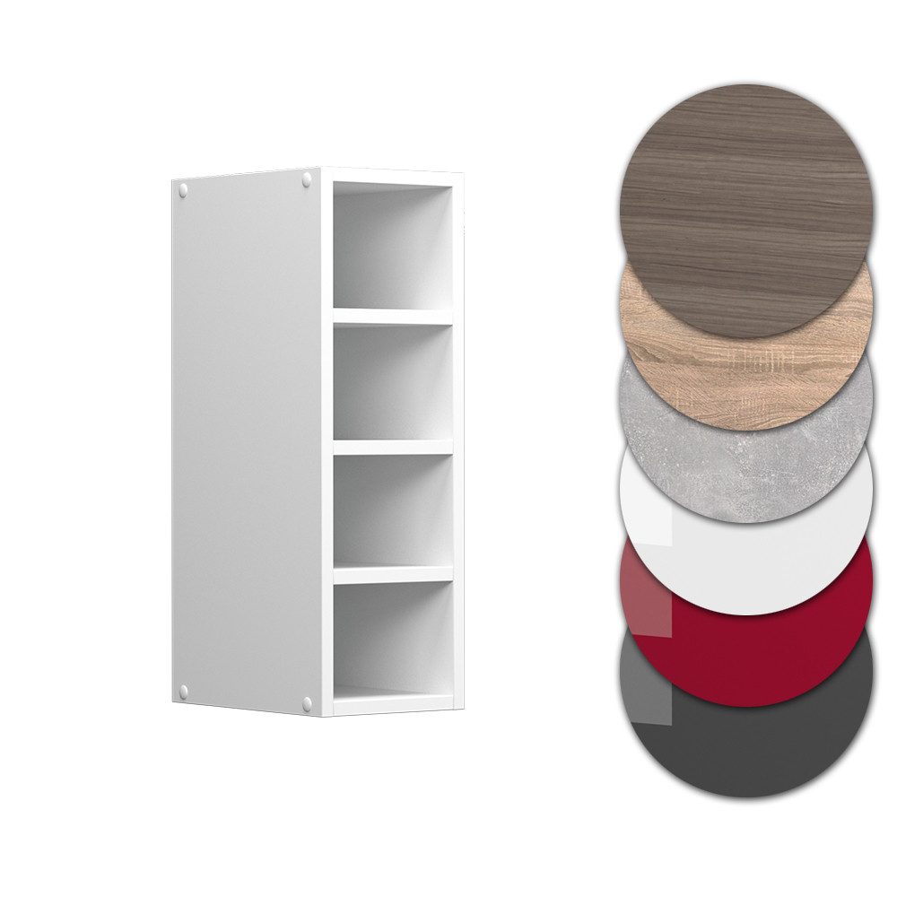 Vicco Hängeschrank R-Line, Weiß/Weiß, 20 cm (1-St)