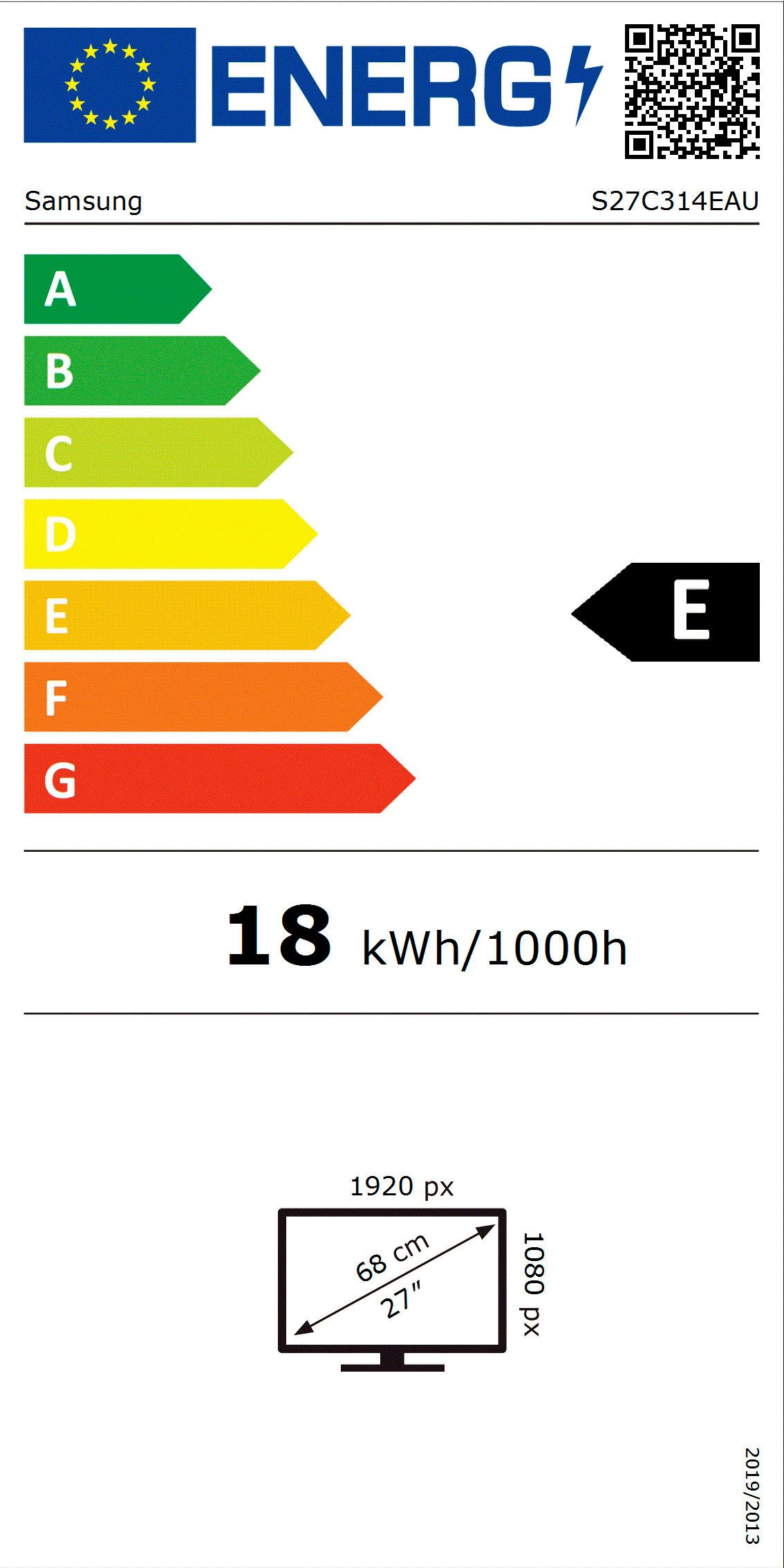 Energieeffizienzklasse: 