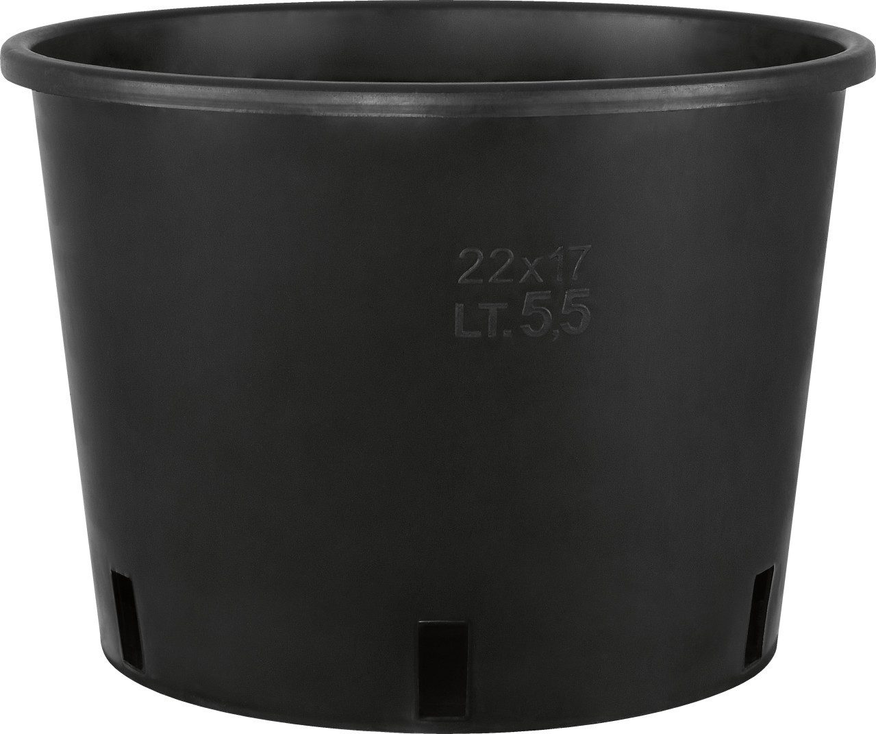 Geli Blumentopf Geli Pflanzcontainer Ø 22 x 25 cm schwarz