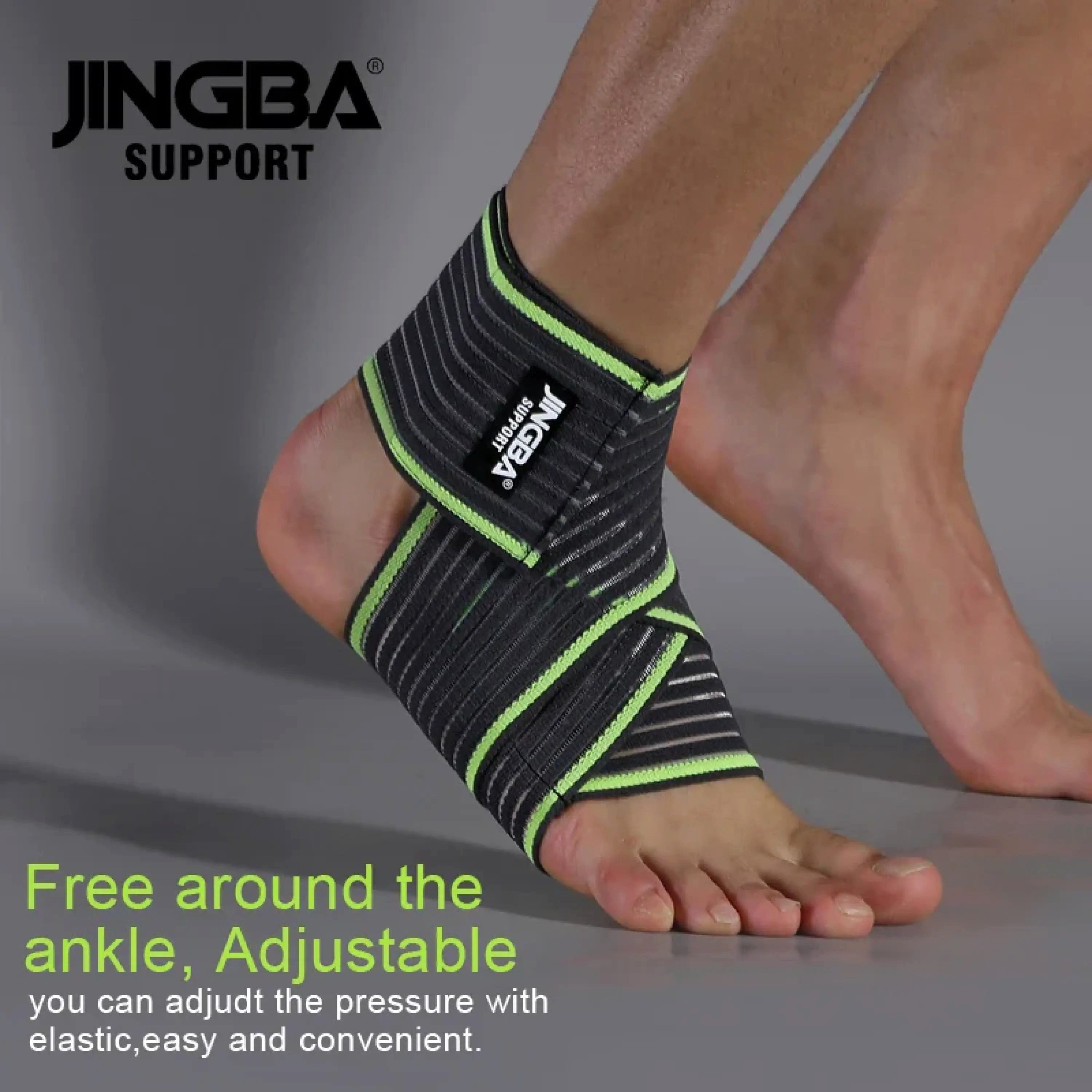 Sport-Knight® Fußgelenkbandage Elastische Knöchelbandage zum Wickeln, Sprunggelenkbandage in 2 Farben