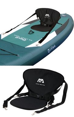 L.A. Sports Inflatable SUP-Board Devil 10.1” Set SUP mit Sitz Allround Stand-Up Paddle Board 330 cm, Stand Up Paddeling Board, (Set, mit ALU Paddel & Spinera Classic SUP Sitz), für Jugendliche & Erwachsene, Anfänger und Fortgeschrittene Paddler