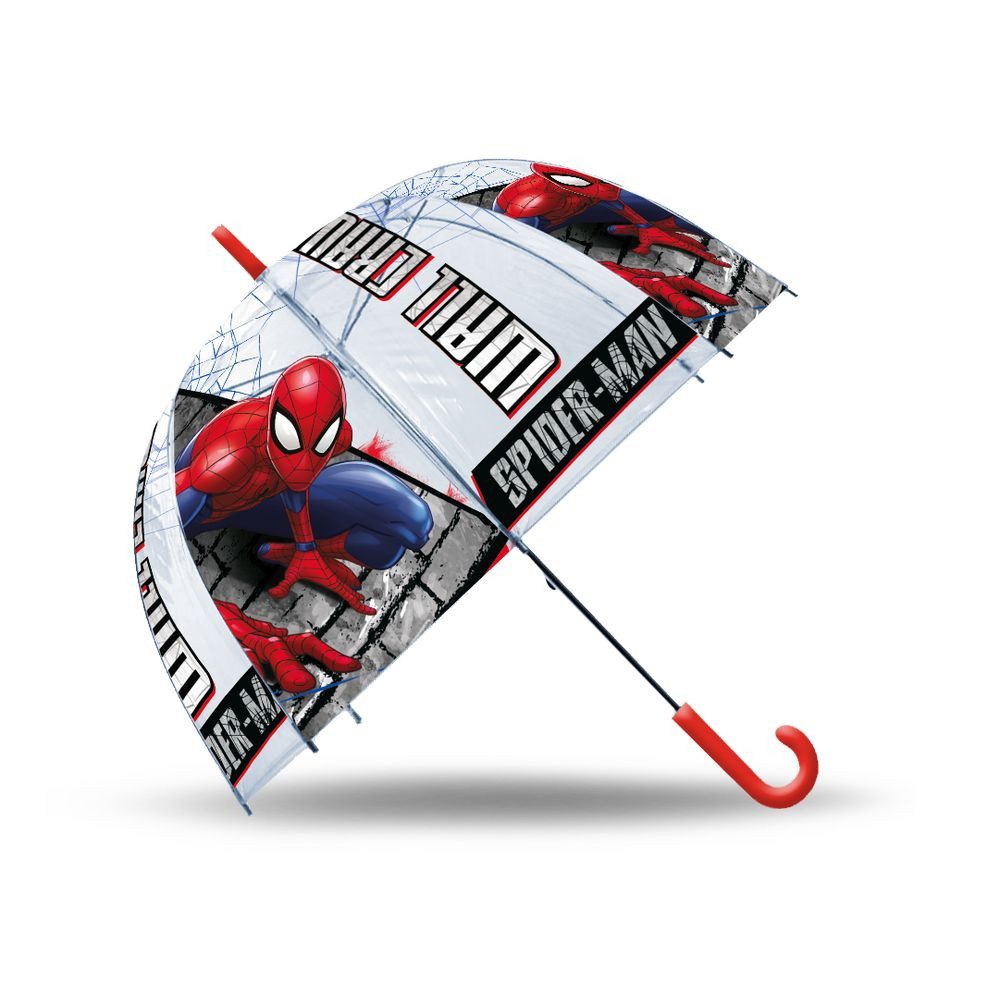 Kids Euroswan Sonnenschirm-Schutzhülle Regenschirm Marvel Spider-Man transparent Ø46cm