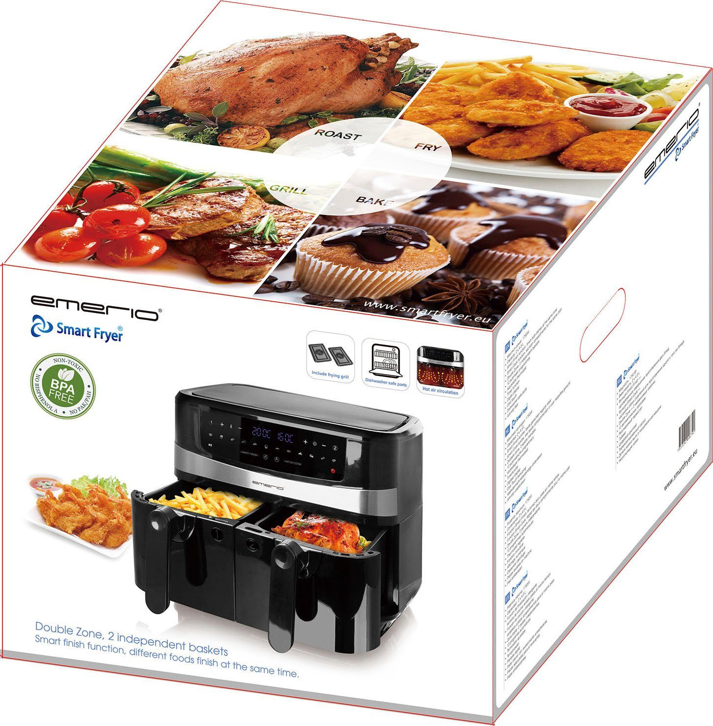 Emerio Heißluftfritteuse AF-126672.4, 2400 W