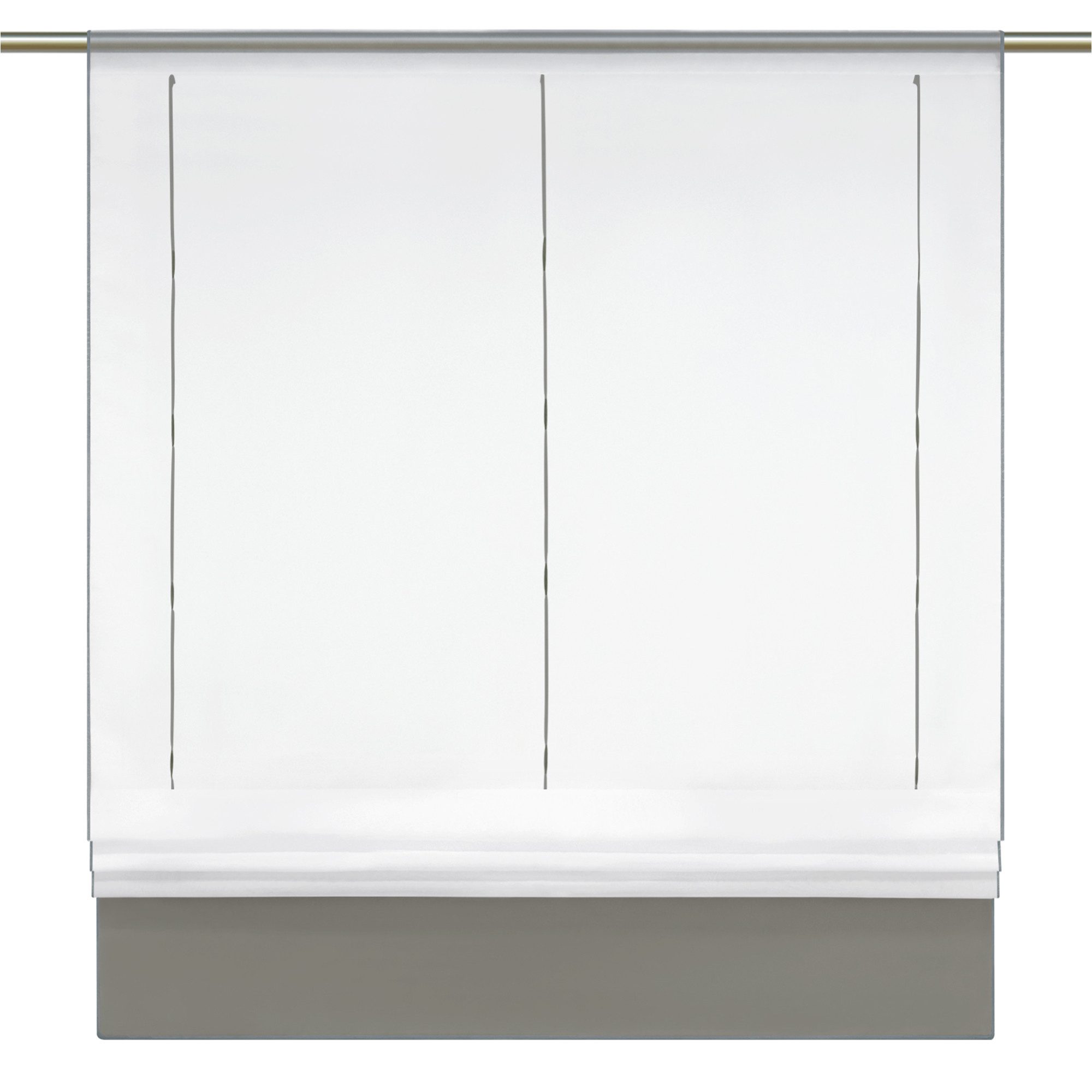 Joyswahl Raffrollo Gina, mit Stangendurchzug, Voile Bändchenrollo,Tunnelzug günstig online kaufen