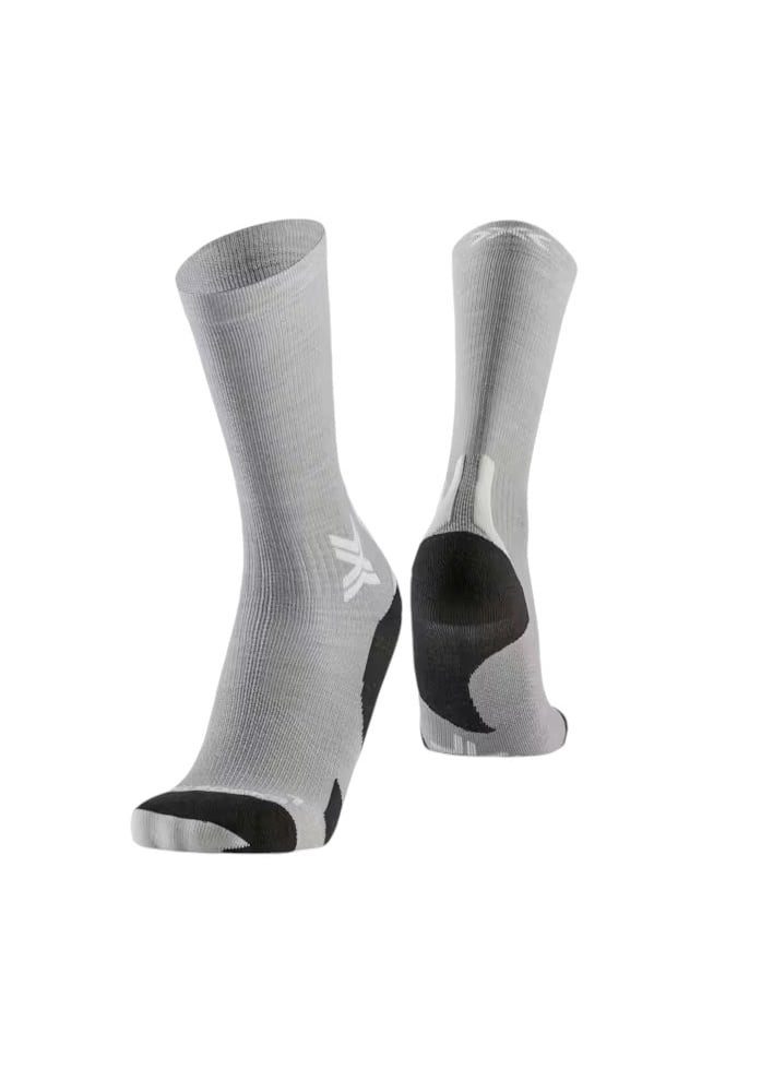 X-Socks Laufsocken Crew Run Discovery Merino grau Herren - 1 Paar
