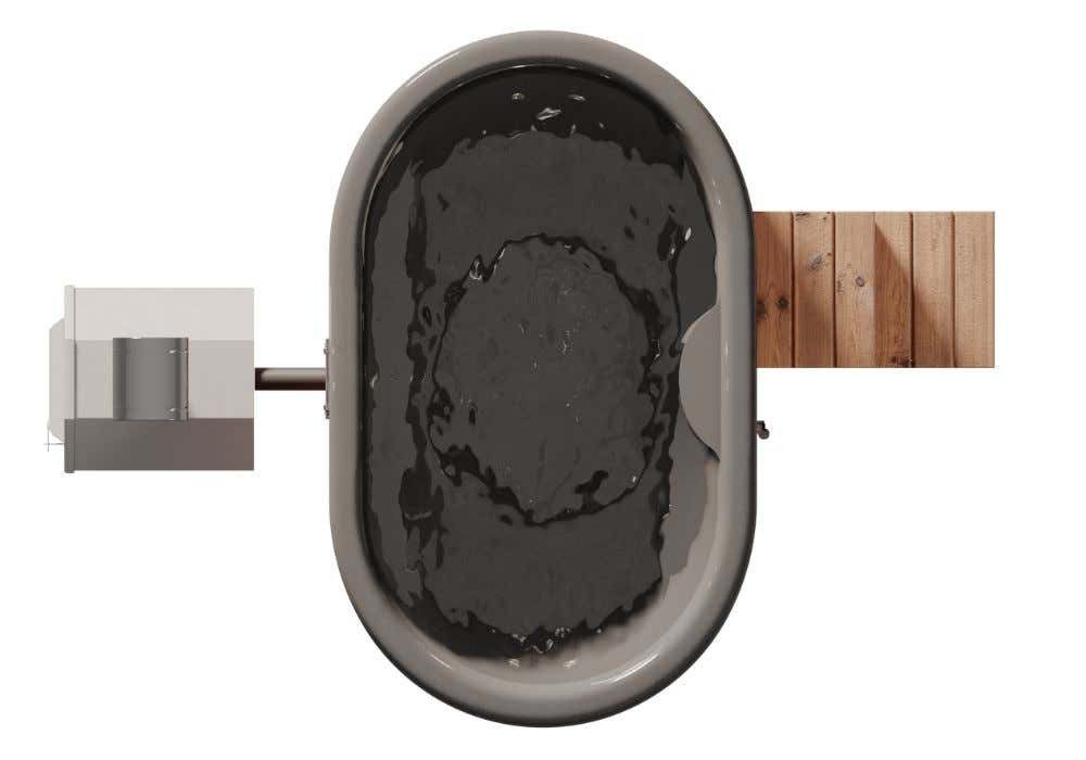 FinnTherm Whirlpool Badefass Holz Malmö "Spa Edition", Aufstellbecken, in Naturbelassen