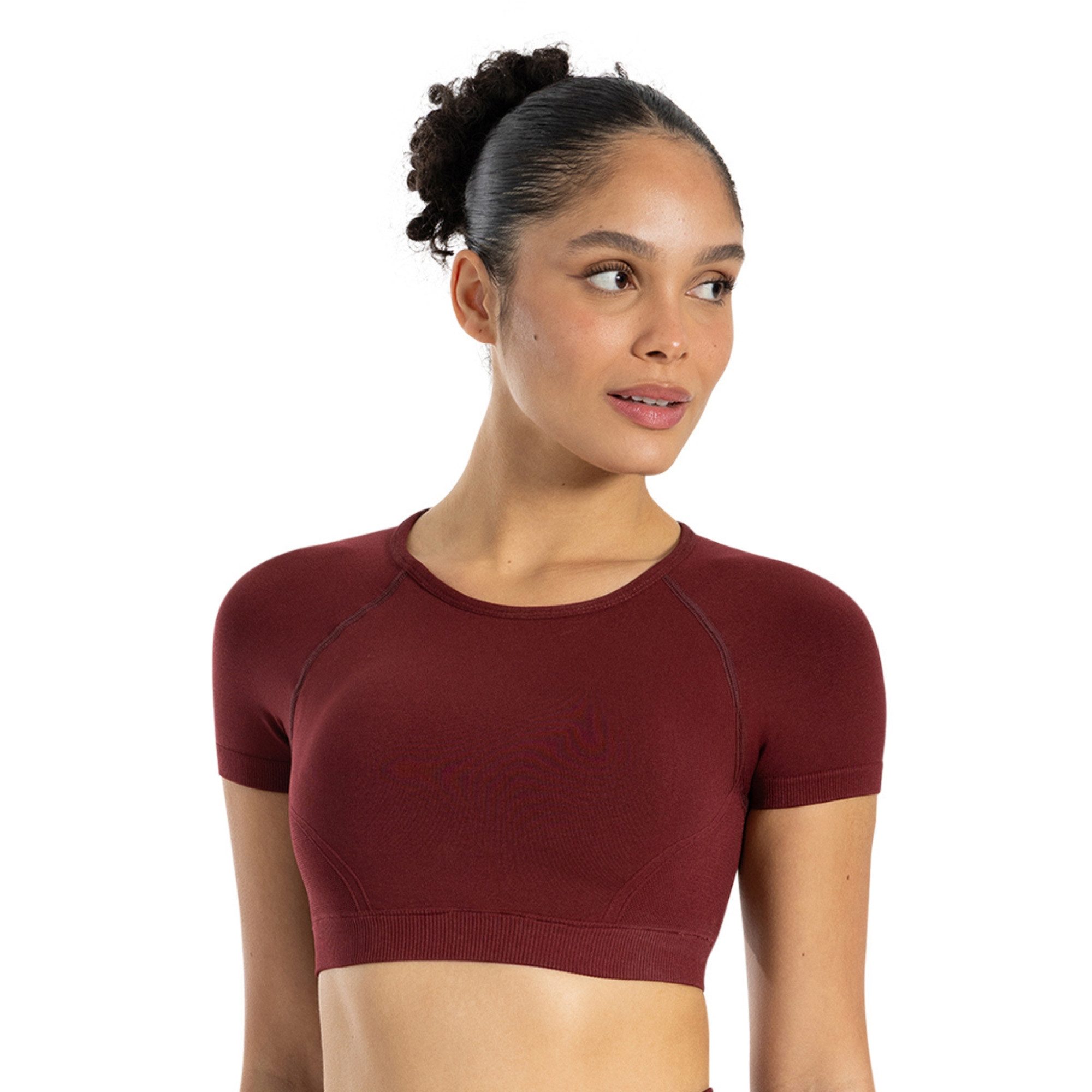 Smilodox Trainingsshirt Soheli, Seamless Fitness Crop Top mit kurzem Ärmel, günstig online kaufen