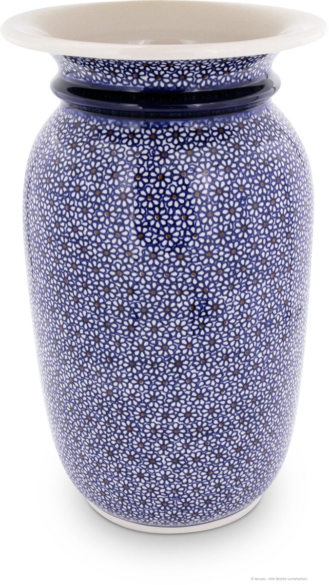 Bunzlauer Keramik Bodenvase Bunzlauer Keramik 18L Bodenvase "Isabella" Ø26xH39cm Blumenvase Dek120