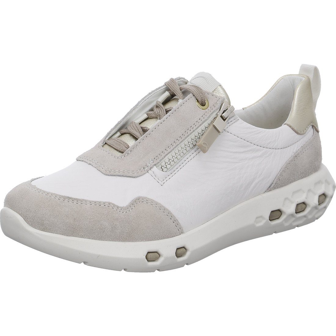 Schuhe, Leder beige 047861 Jumper Sneaker Sneaker - Ara Ara Damen