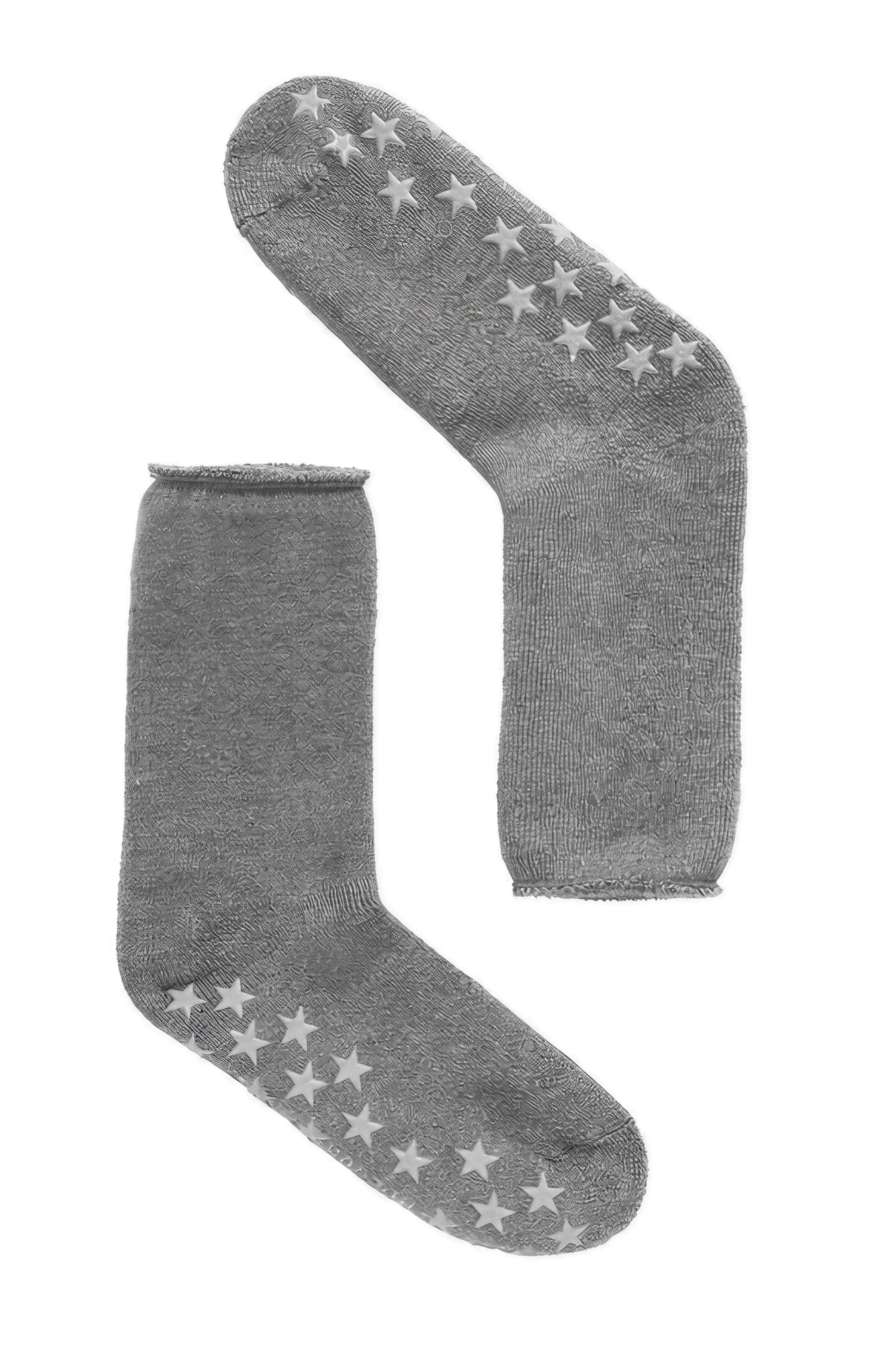 Hudson Feinsöckchen HUDSON Damen Kuschelsocken mit Anti-Rutsch-Sohle (1-Paar) flauschig und warm