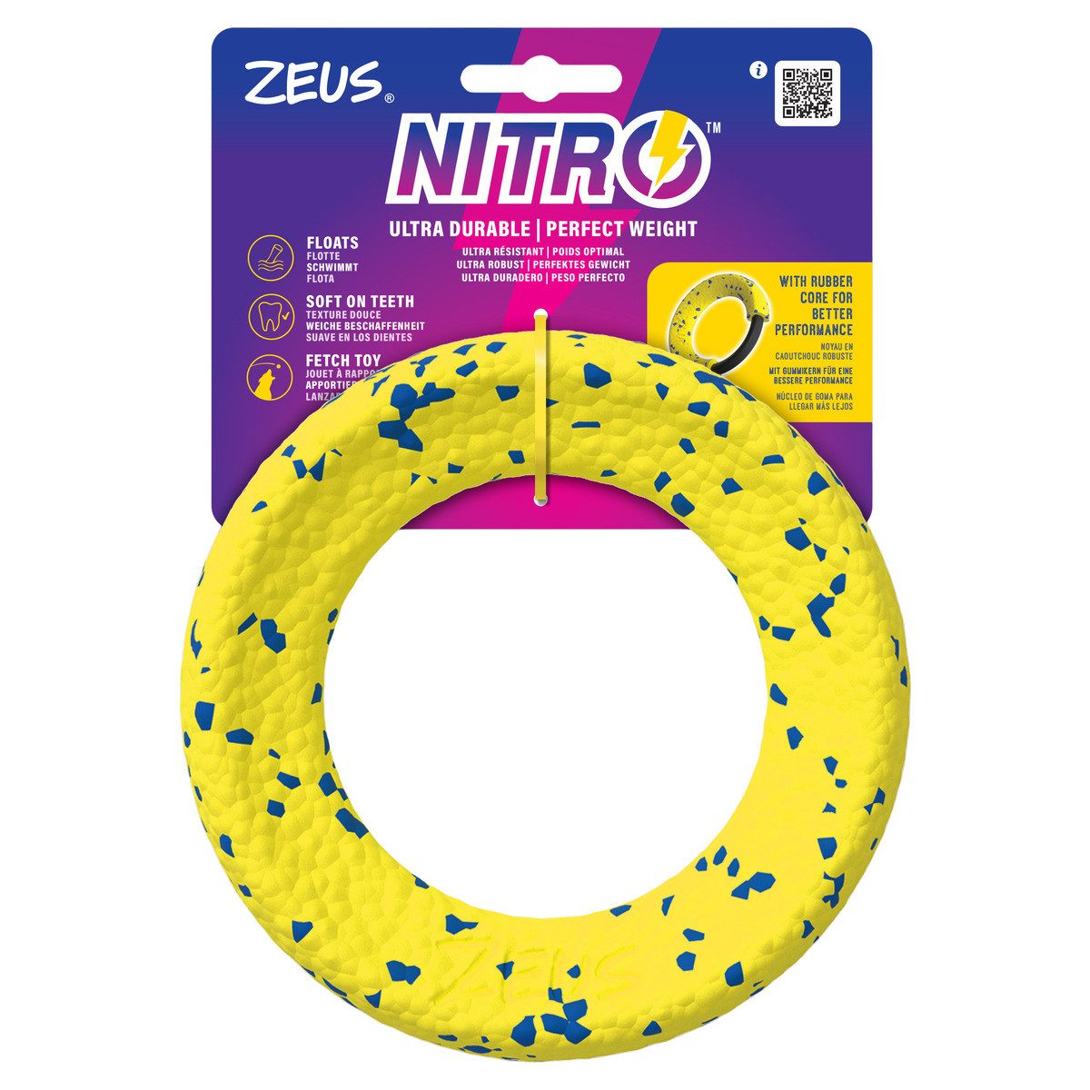 Zeus Outdoor-Spielzeug Hundespielzeug Nitro Ring mit Gewicht