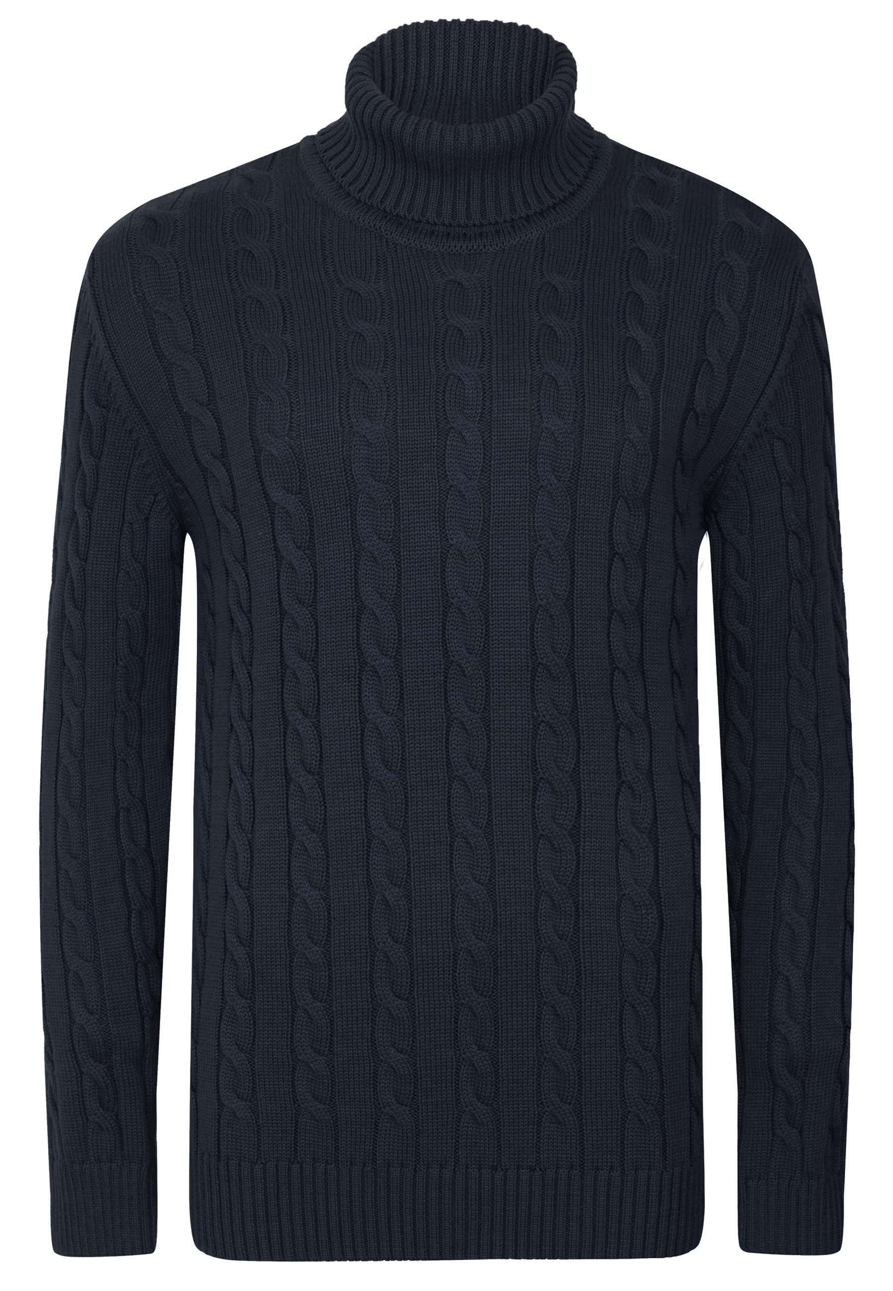 Rollkragenpullover Rollkragenpullover aus Kabelstrick