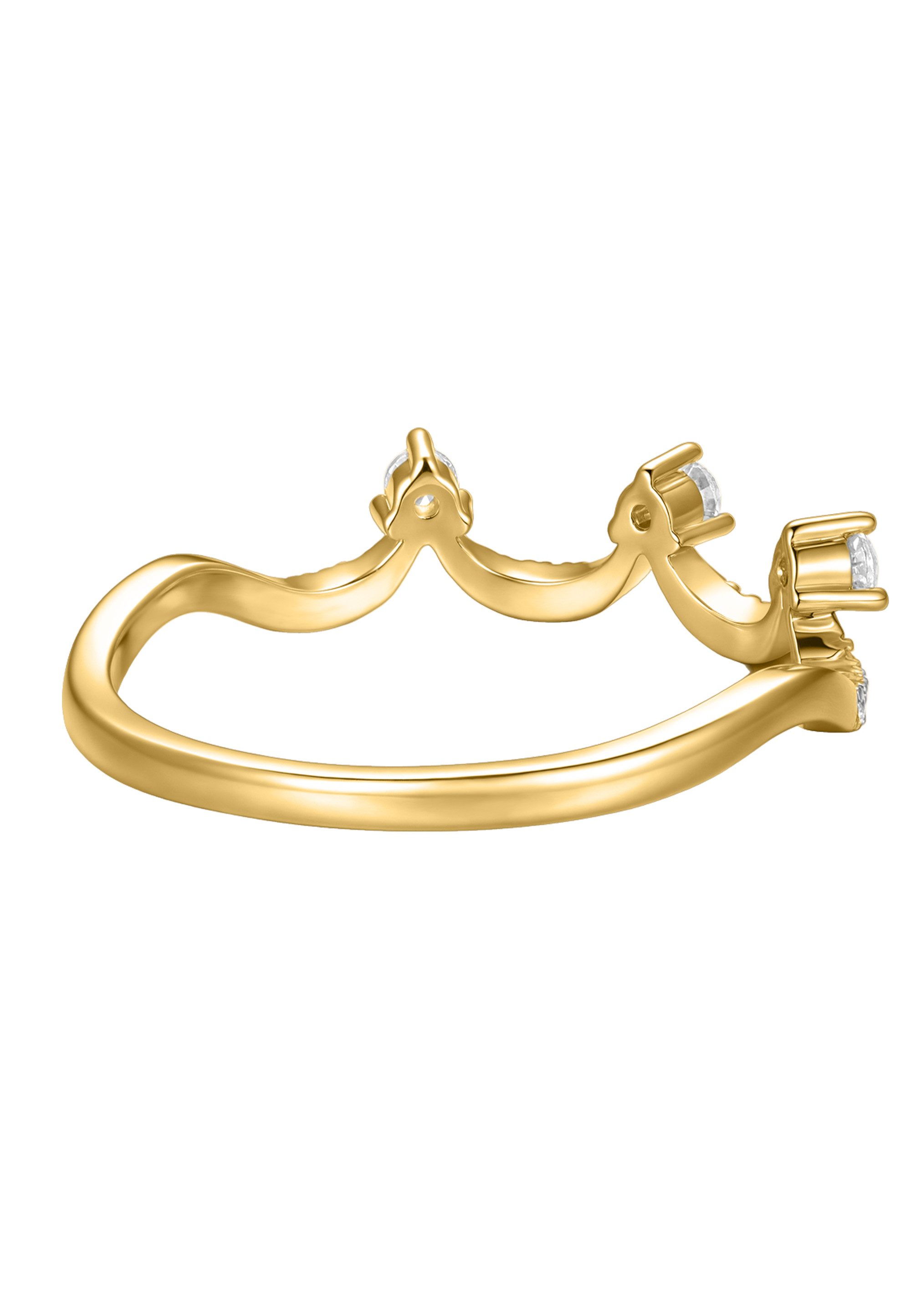 NANA KAY Fingerring NANA KAY Gold, mit farblosem Stein