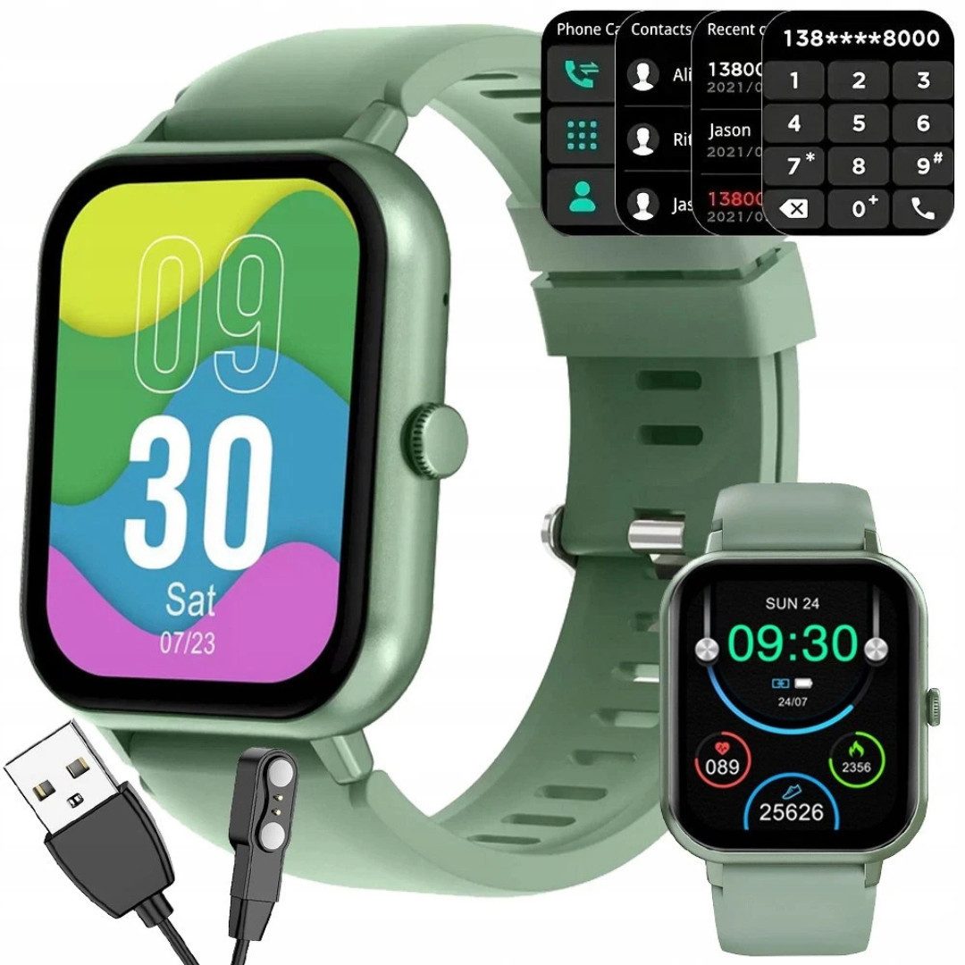 VERK GROUP Smartwatch Herren Damen 45 mm Bluetooth Telefonfunktion Smartwatch