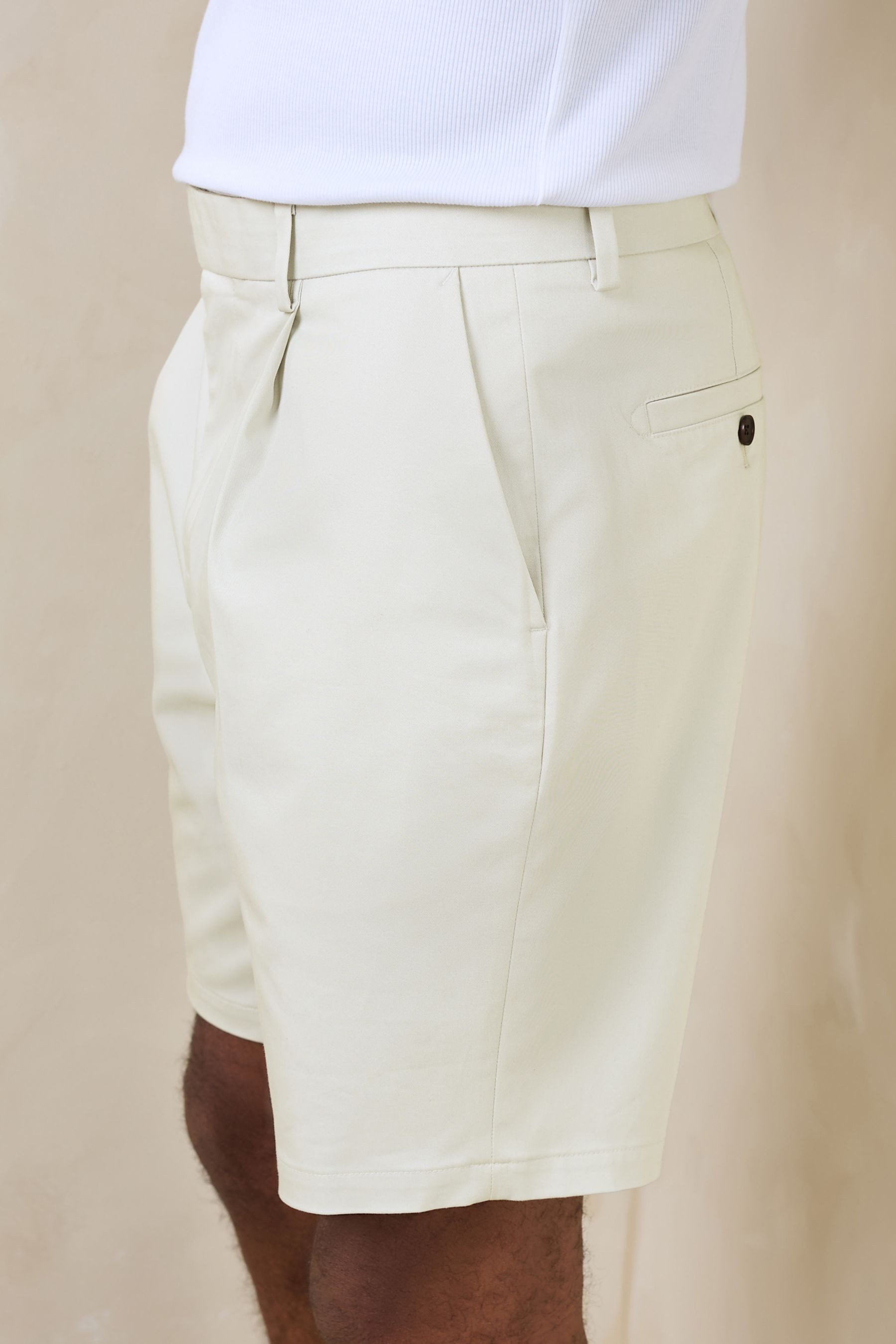 Next Chinoshorts Elegante Chino-Shorts mit Bundfalten (1-tlg)