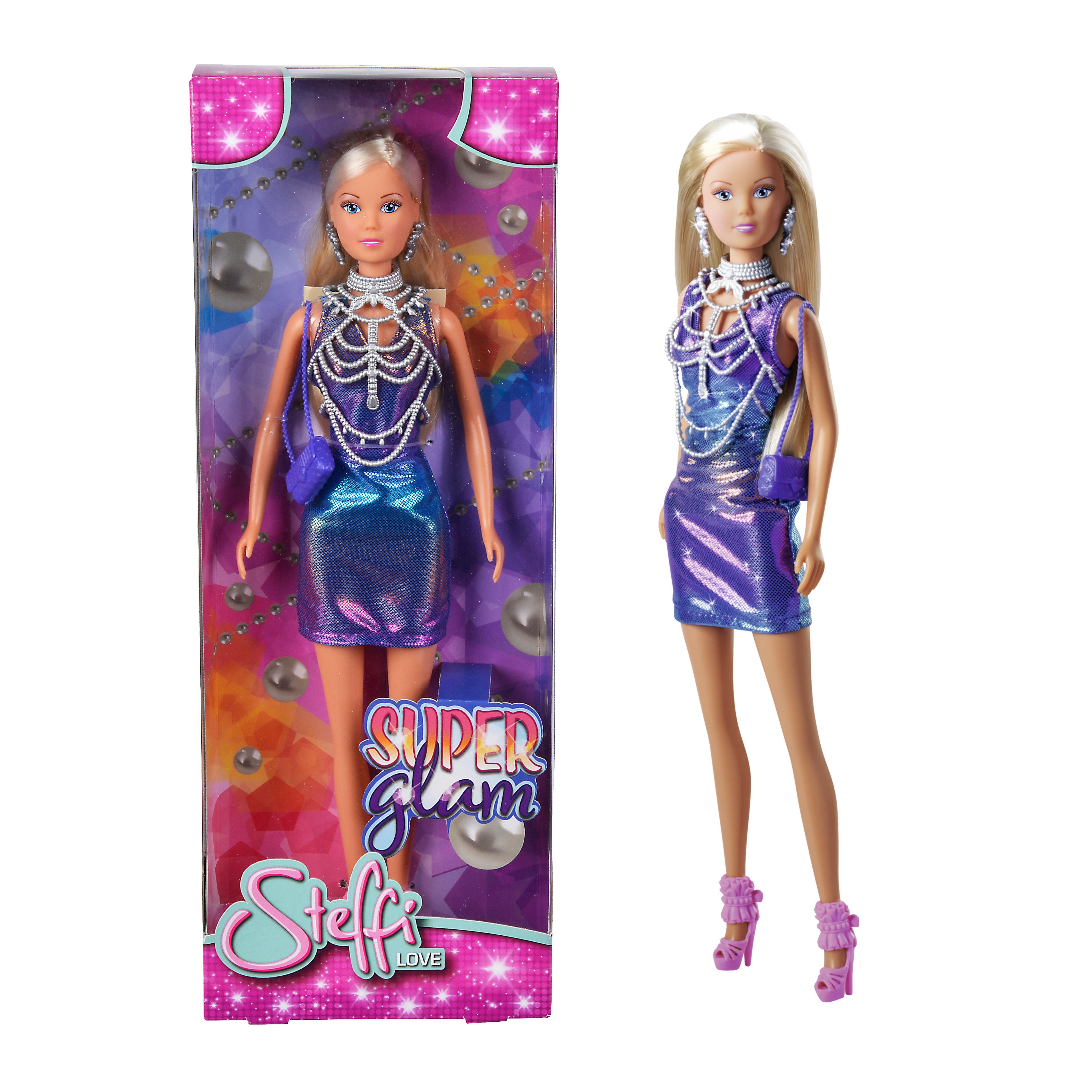 Anziehpuppe Puppe Steffi Love Super Glam