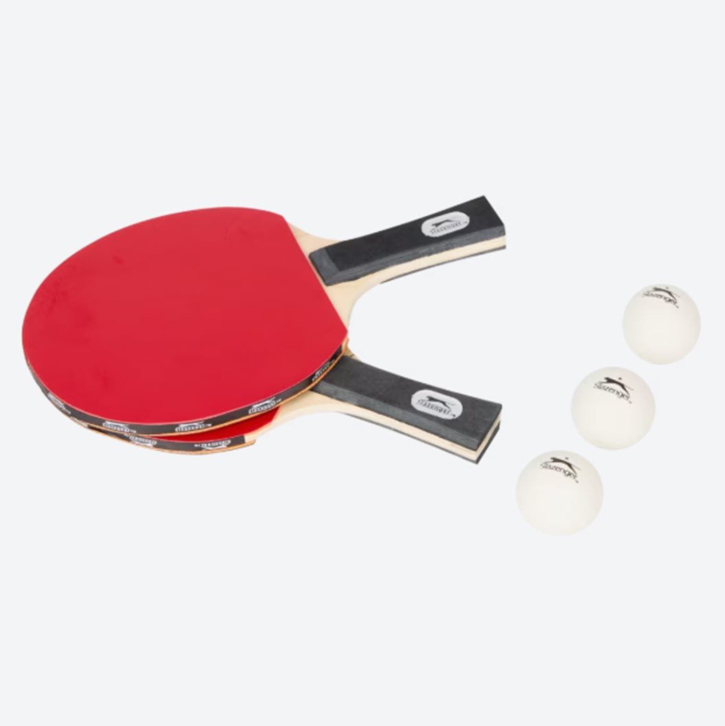 Slazenger Tischtennisschläger Tischtennis-Set in Etui mit 3 Bällen