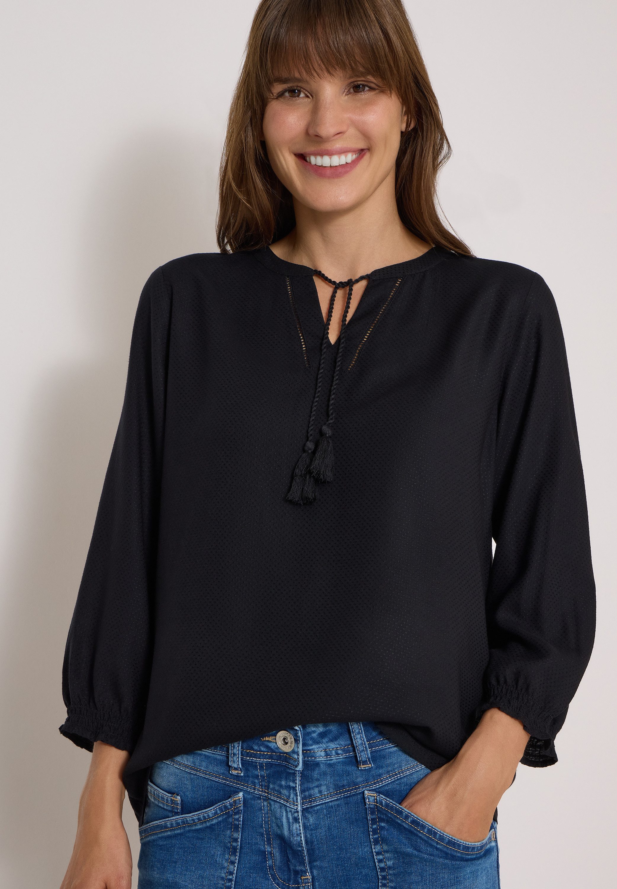 CECIL Shirtbluse aus softer Viskose