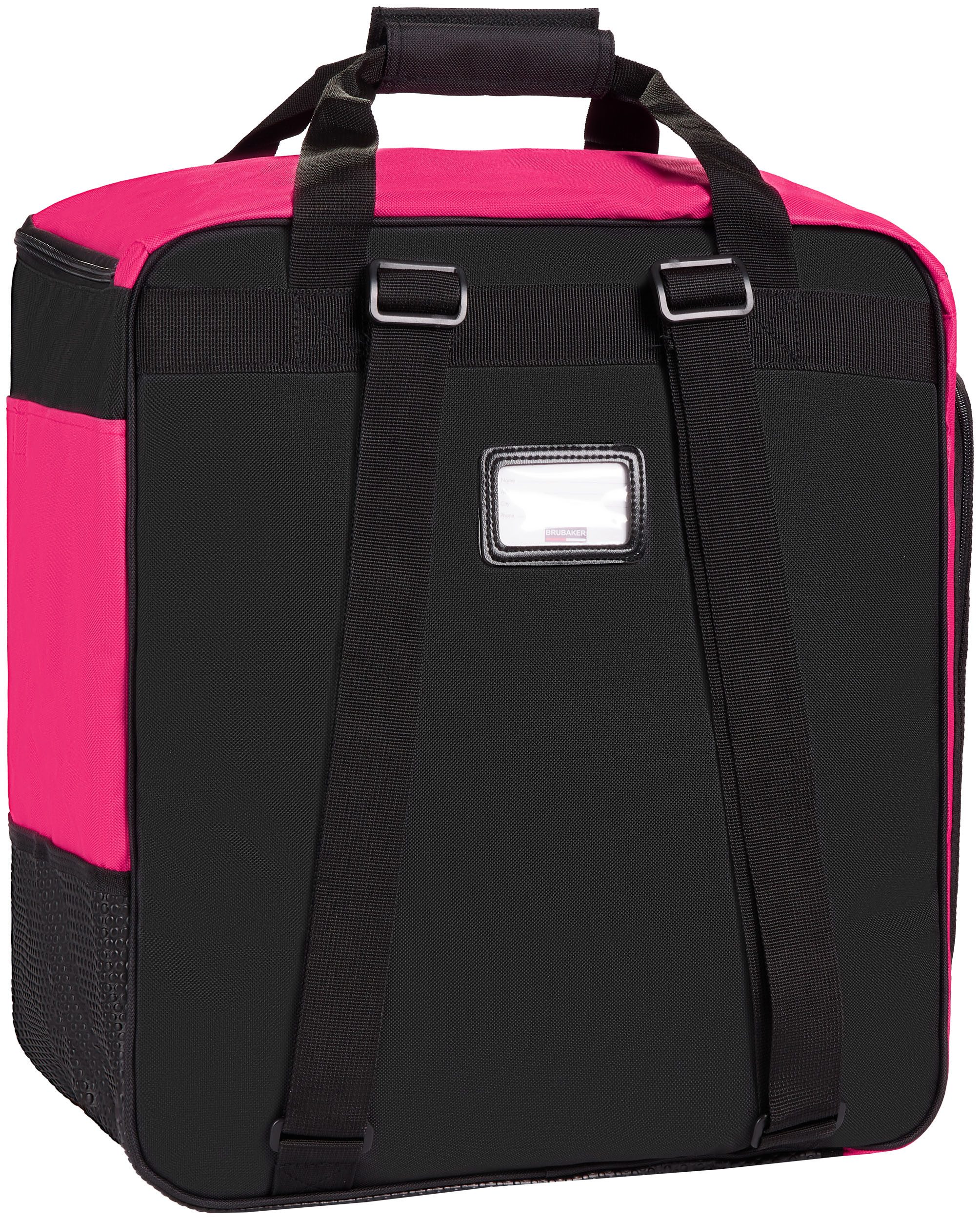 BRUBAKER Sporttasche Skischuhtasche mit Rucksackfunktion und Helmfach (1-tlg., reißfest und schnittfest), Komfort Stiefeltasche für Skischuhe mit Innentasche, Helmtasche