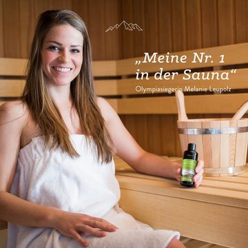 Allgäuquelle Sauna-Aufgussset Bio Saunaaufguss Talaufguss Saunaduft (2 x 100ml) mit Lemongrass, Orange und Bergamotte 2er Pack
