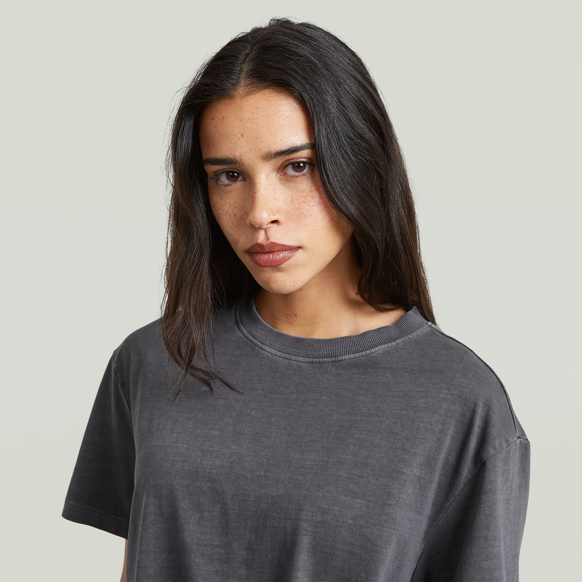G-STAR T-Shirt Relaxed Knot mit Knotendetail, Rundhalsform