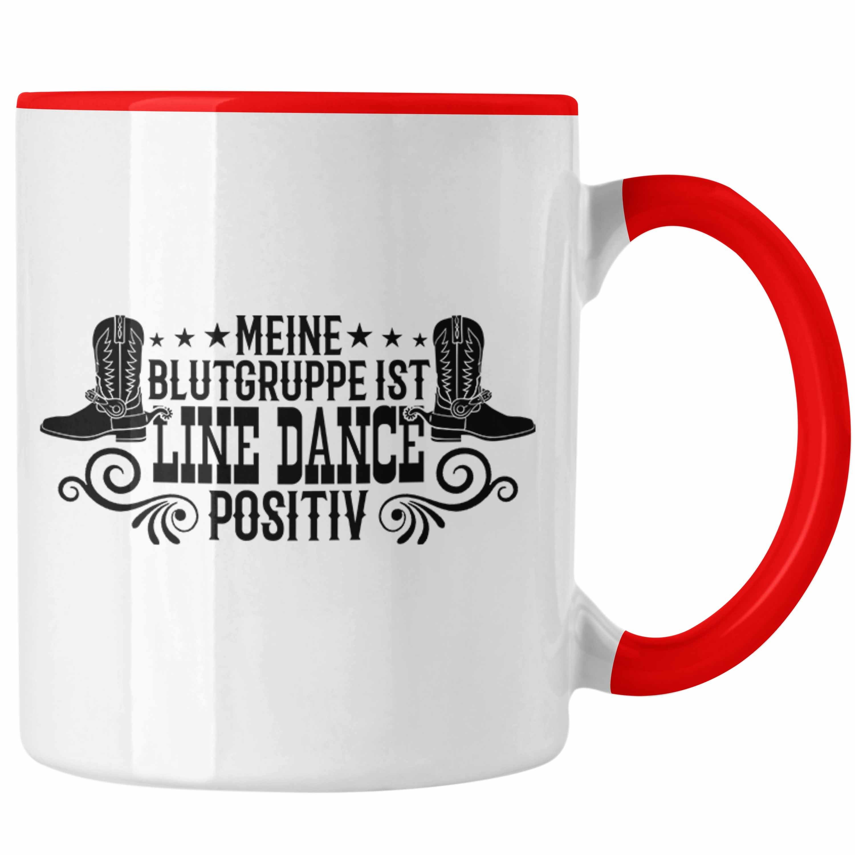 Rot Line Tasse Dance Dance Tänzerin Geschenk Line Geschenki Motiv für Tasse Fans Trendation