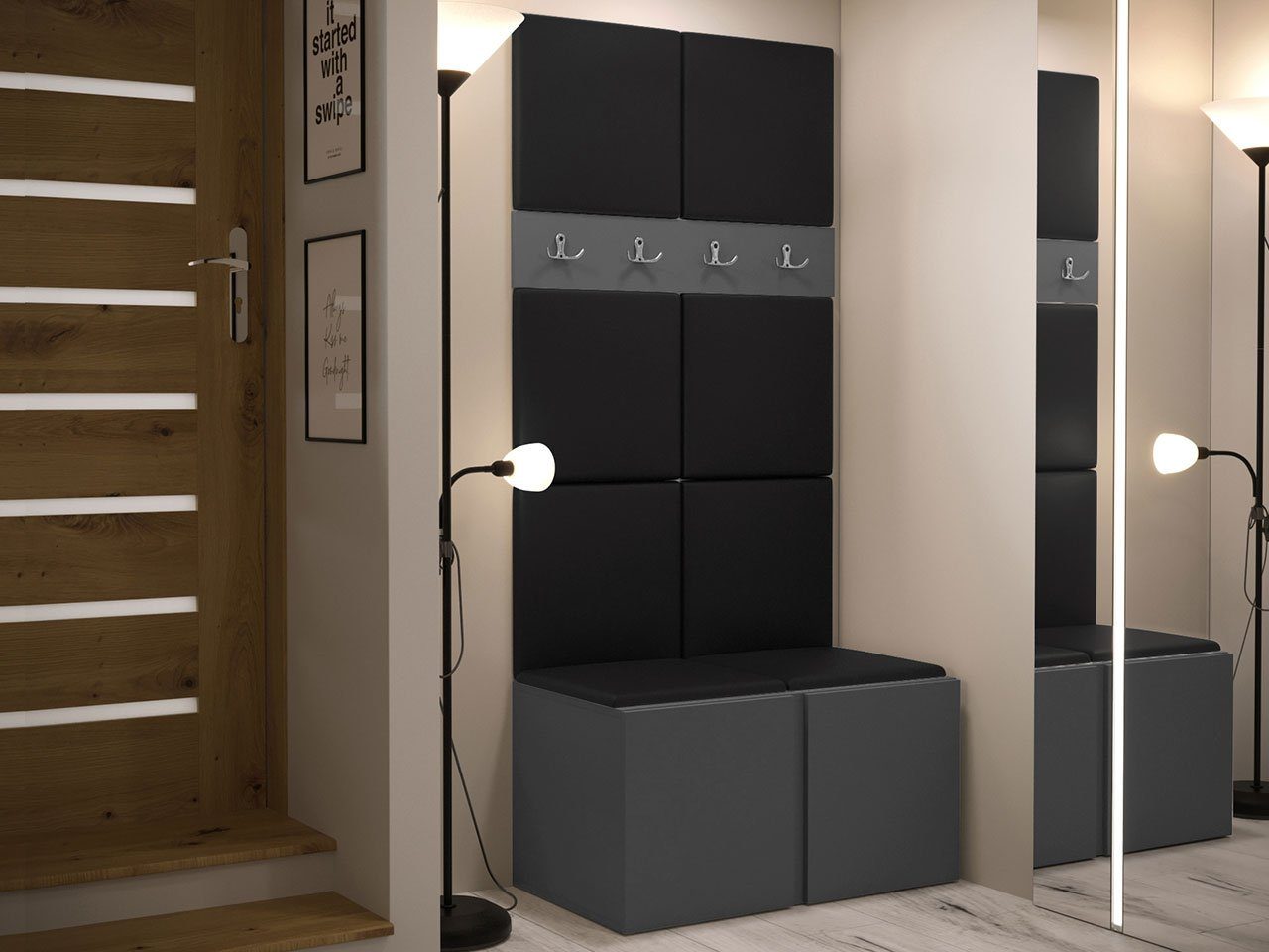 MIRJAN24 Garderoben-Set Orion IV, (Komplett-Set, mit günstig online kaufen
